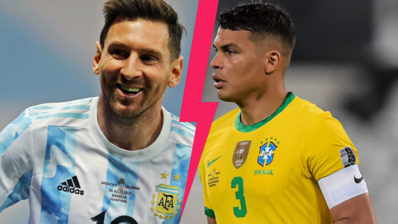 Thiago Silva redoute particulièrement Lionel Messi avant la finale de la Copa América entre le Brésil et l'Argentine, dimanche 11 juillet à 21h. Icon Sport
