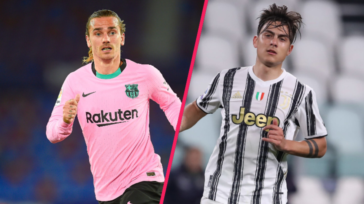 D'après L'Équipe, le Barça a proposé Antoine Griezmann à la Juventus dans le cadre d'un échange qui pourrait inclure Paulo Dybala (iconsport)