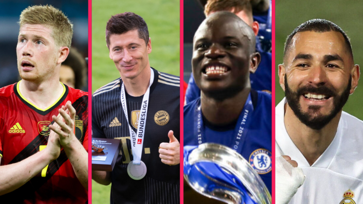 Kevin De Bruyne, Robert Lewandowski, N'Golo Kanté et Karim Benzema, excellents en club, vont pâtir du parcours de leur sélection à l'Euro. Icon SPort