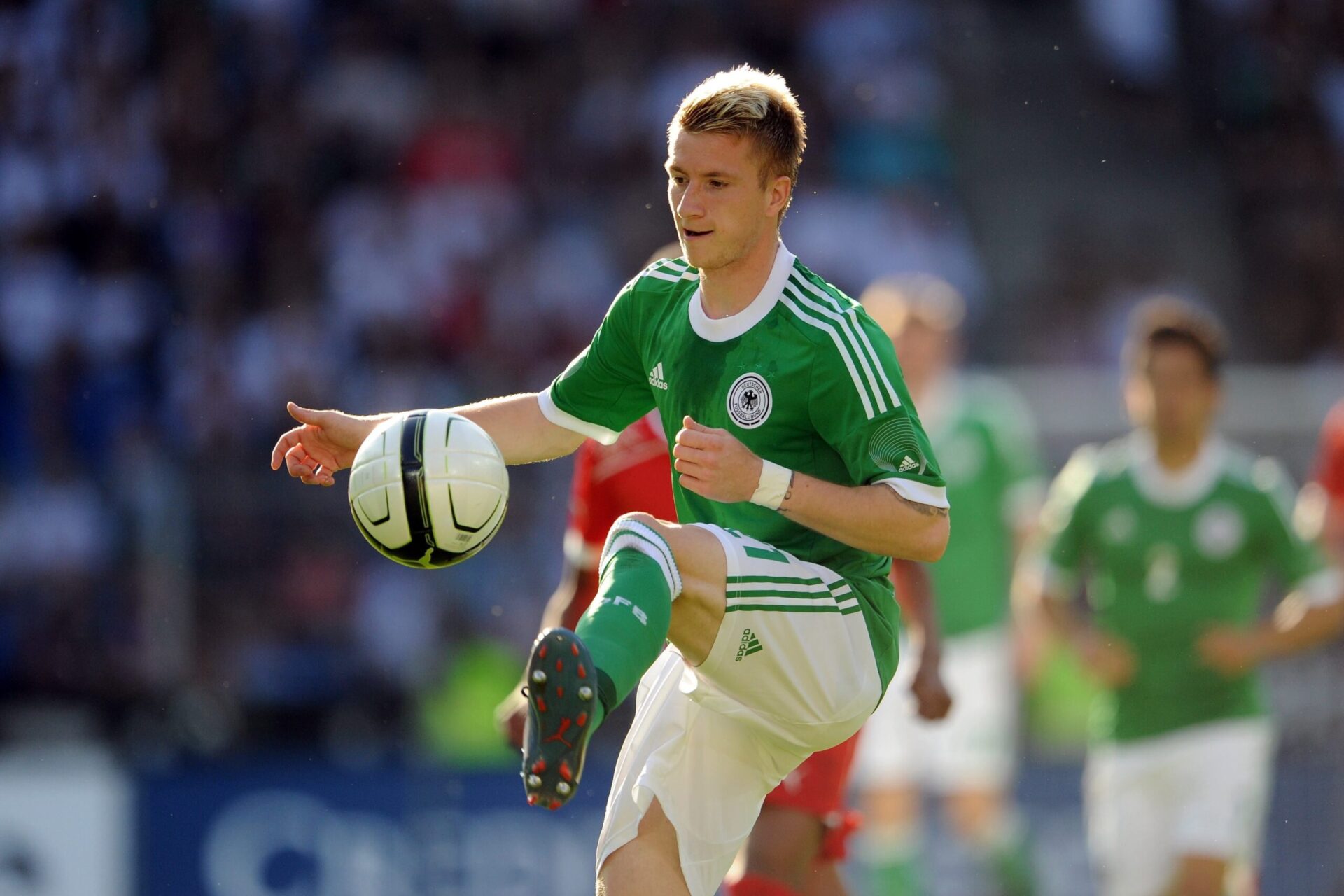 Marco Reus sous les couleurs du drapeau allemand (Icon Sport)