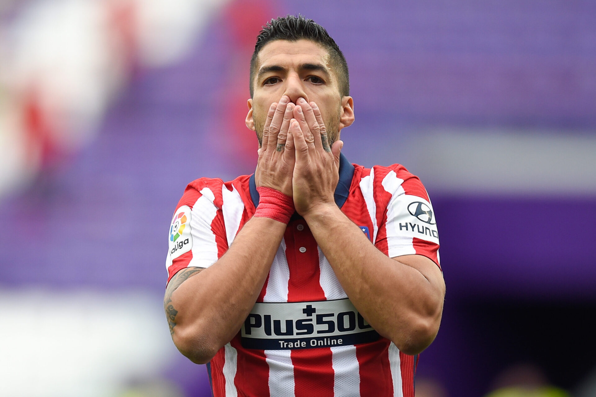 Luis Suárez jouant avec l'Atlético de Madrid (Icon Sport)