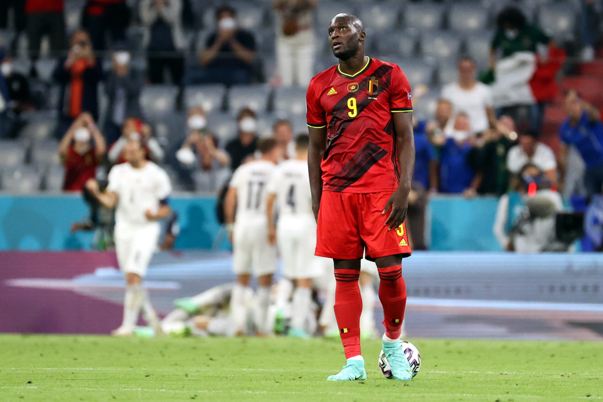 Romelu Lukaku représentant la Belgique (Icon Sport)