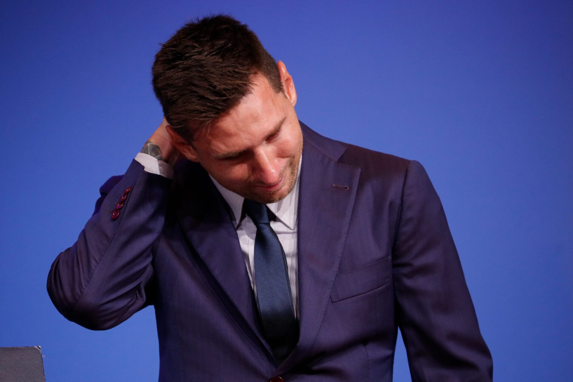 La fin d'une belle histoire entre Messi et le Bar&ccedil;a (Photo L'Equipe)