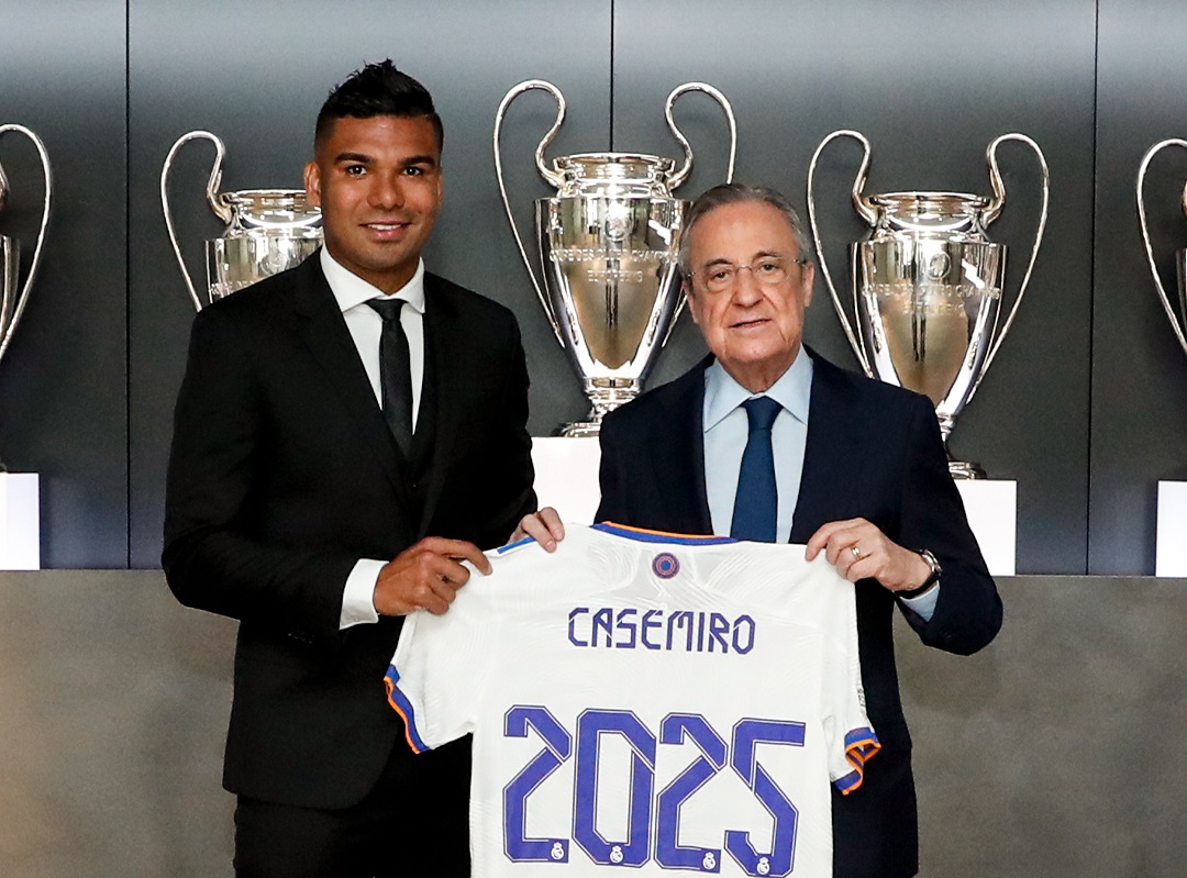 Casemiro a sign&eacute; un nouveau bail avec le Real (iconsport)
