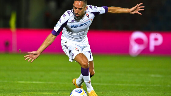 Franck Ribéry portant le maillot de Fiorentina (Icon Sport)