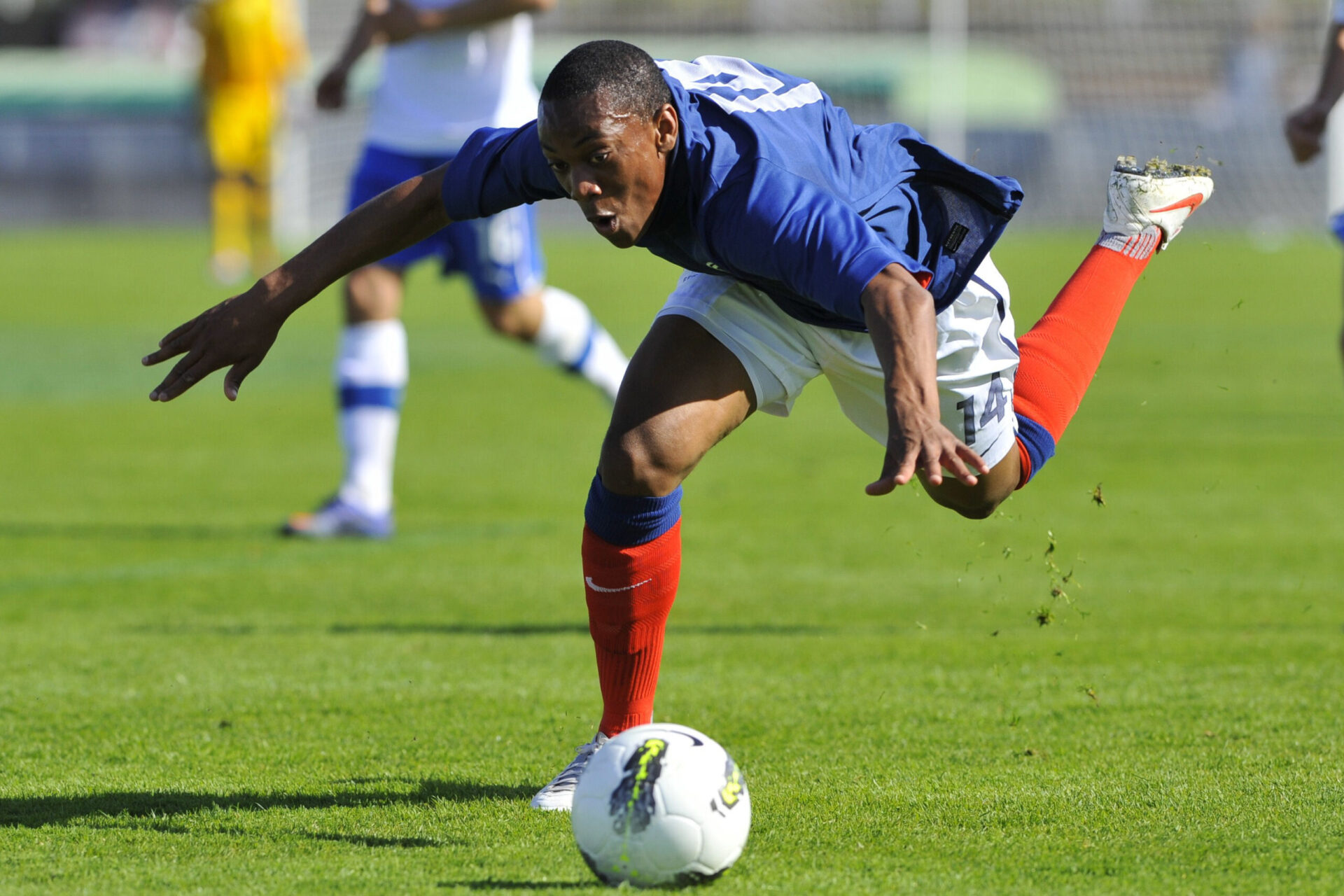 Anthony Martial d&eacute;bute sa carri&egrave;re professionnelle avec l'Olympique Lyonnais (Icon Sport)