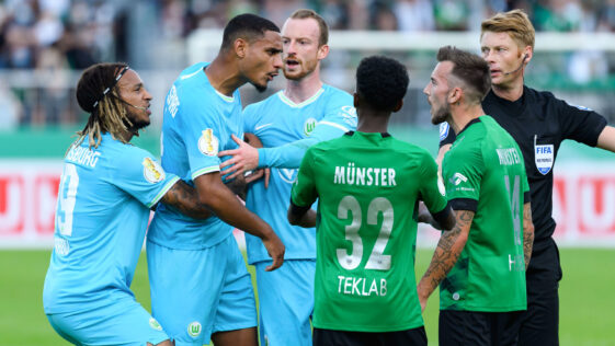 Wolfsburg a été disqualifié de la Coupe d'Allemagne après avoir réalisé un changement non autorisé. Icon Sport