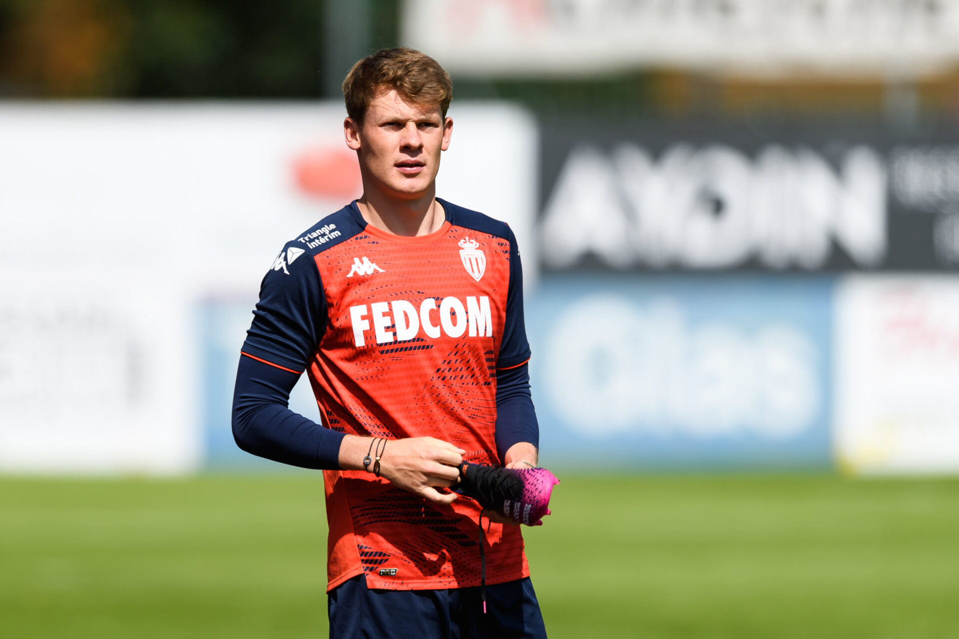 Le gardien allemand Alexander Nübel gardera les buts monégasques cette saison. Icon Sport Le gardien allemand Alexander Nübel gardera les buts monégasques cette saison. Icon Sport
