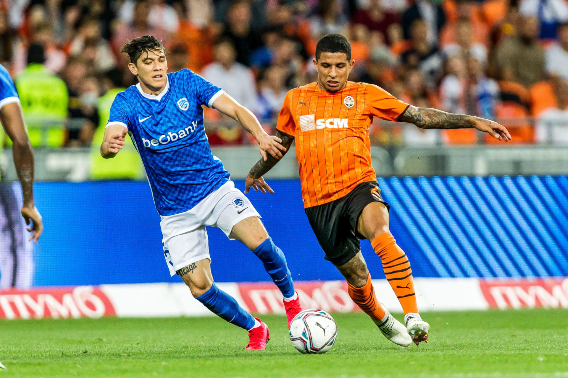 Le Shakhtar de Marlos avait battu deux fois le Real Madrid de Luka Modric en Ligue des champions la saison derni&egrave;re. Icon Sport