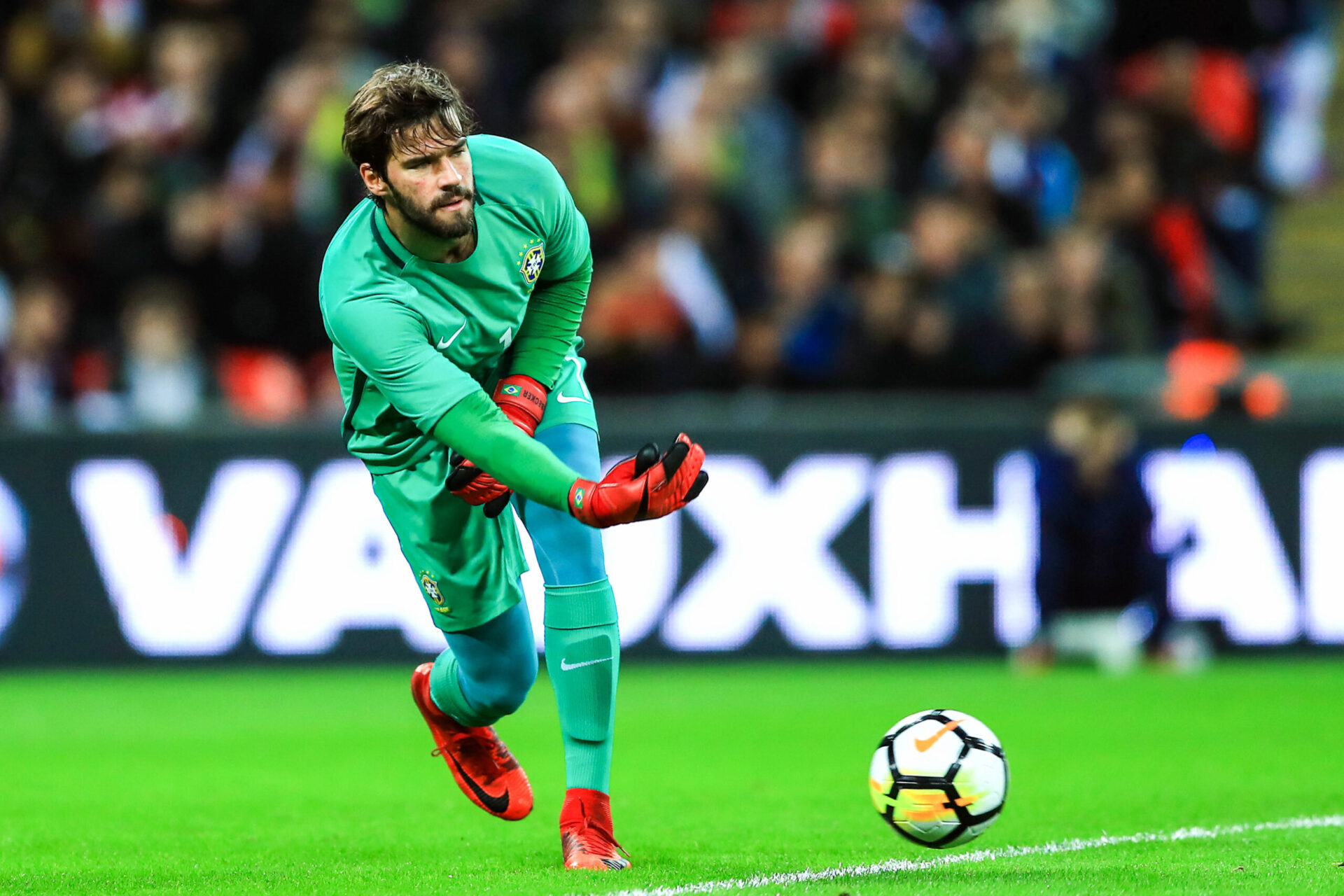 Alisson Becker illustre son pays, le Brésil (Icon Sport)