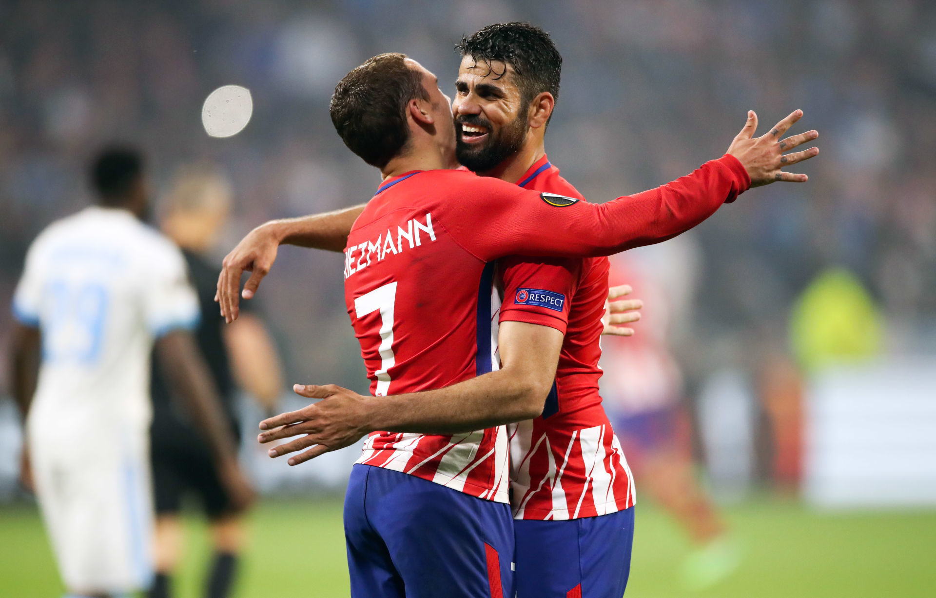 Diego Costa et Antoine Griezmann ont été les grands artisans de la victoire de l'Atlético de Madrid en Ligue Europa 2018. Icon Sport