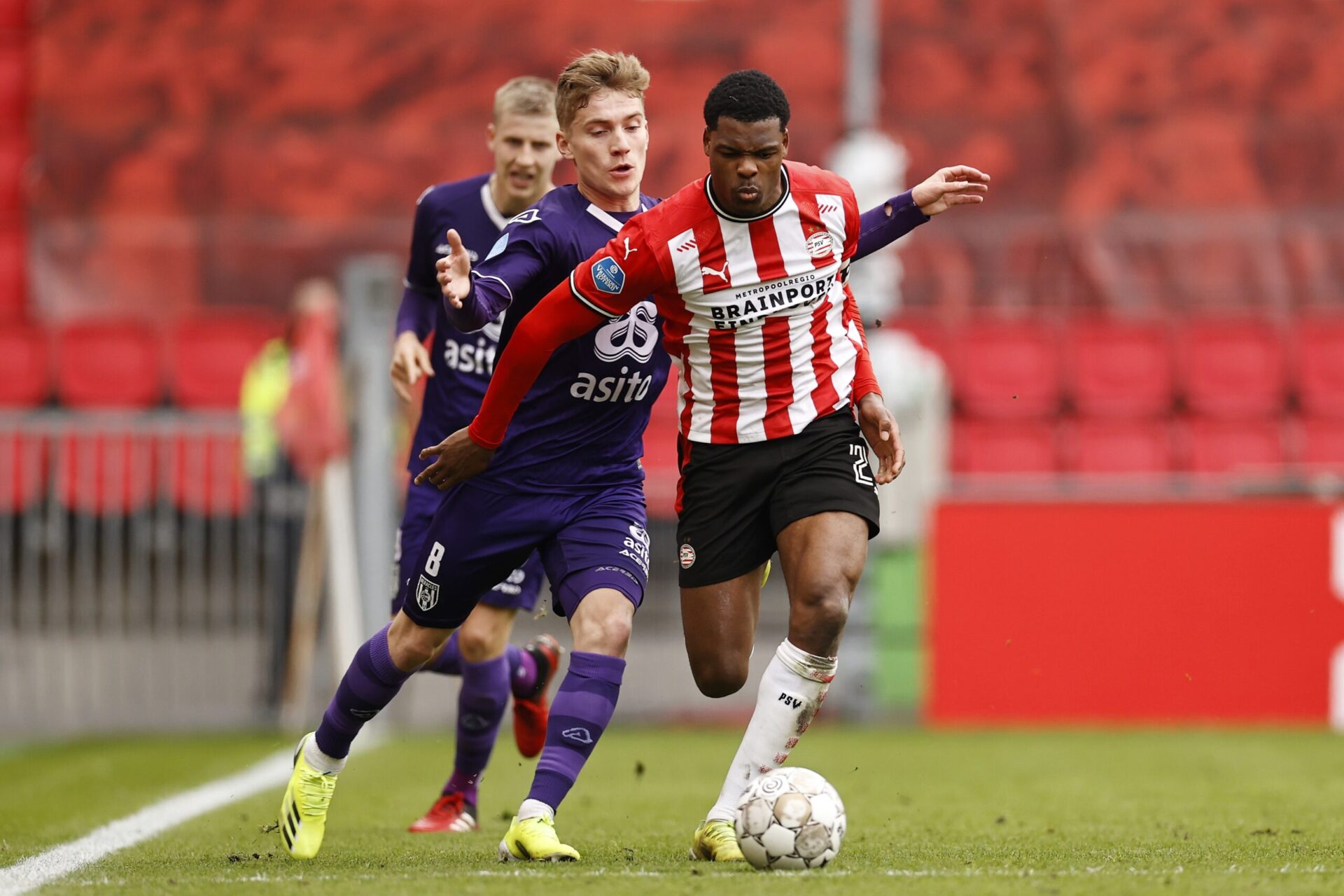 Denzel Dumfries compte 23 s&eacute;lections avec les Pays-Bas. Icon Sport