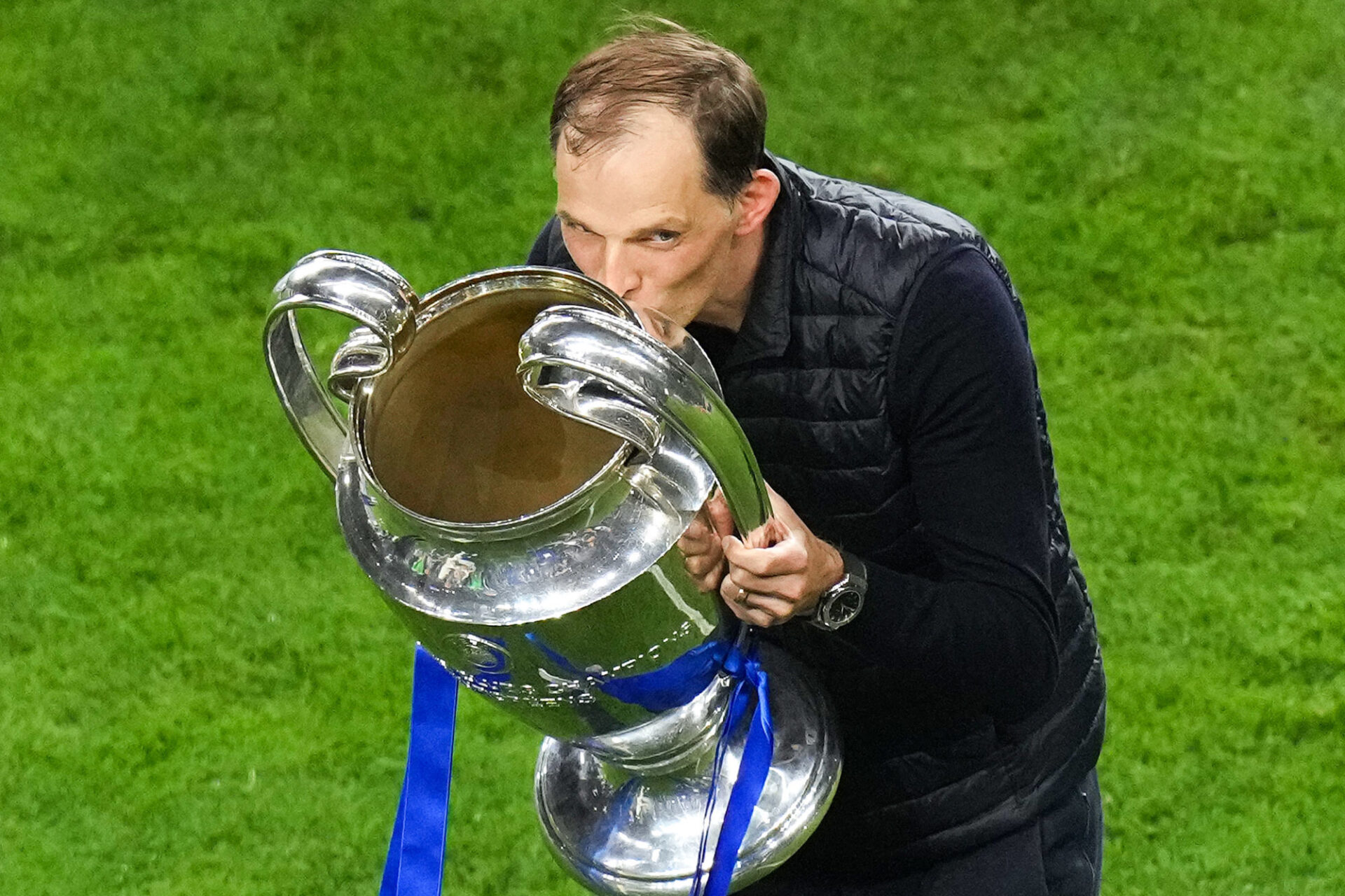 Thomas Tuchel a remport&eacute; la Ligue des champions avec Chelsea la saison derni&egrave;re apr&egrave;s seulement 30 matchs &agrave; la t&ecirc;te des Blues. Icon Sport