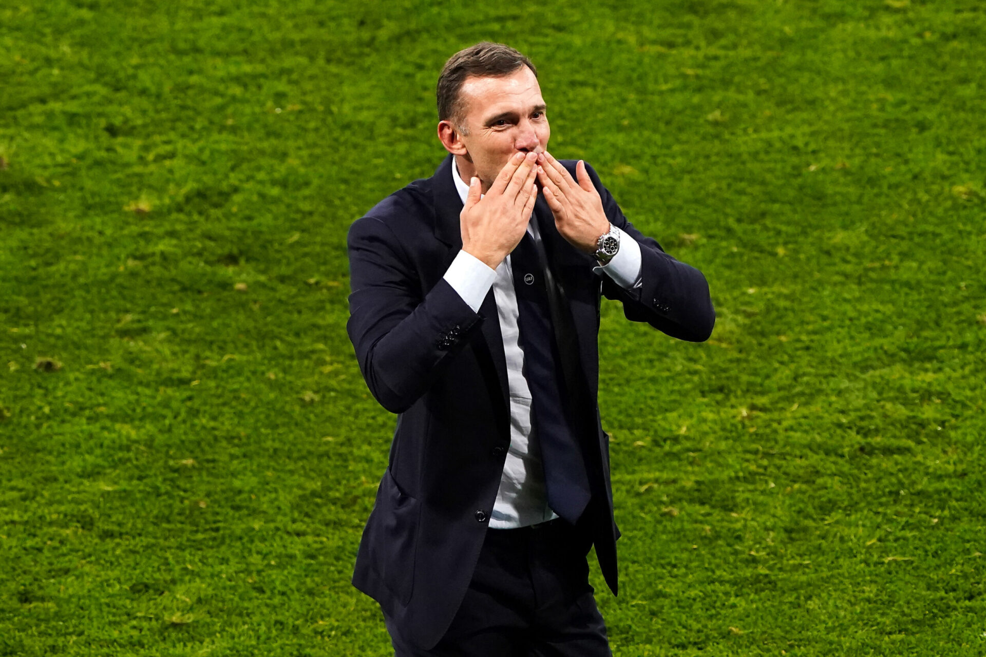 Lourdement battu par l'Angleterre à l'Euro 2020, Andreï Chevtchenko a offert à l'Ukraine son premier quart de finale à l'Euro (iconsport)