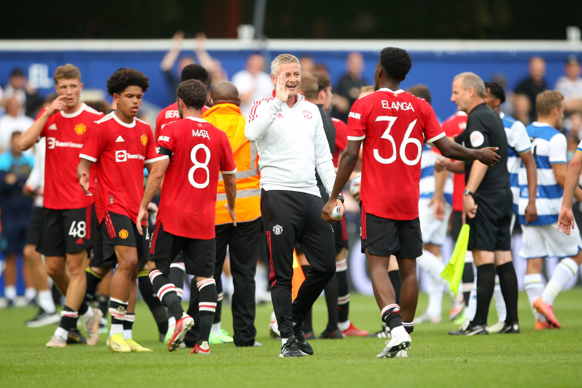 Actuellement en tournée de présaison, Solskjaer a semblé satisfait de ses joueurs et du recrutement (iconsport)