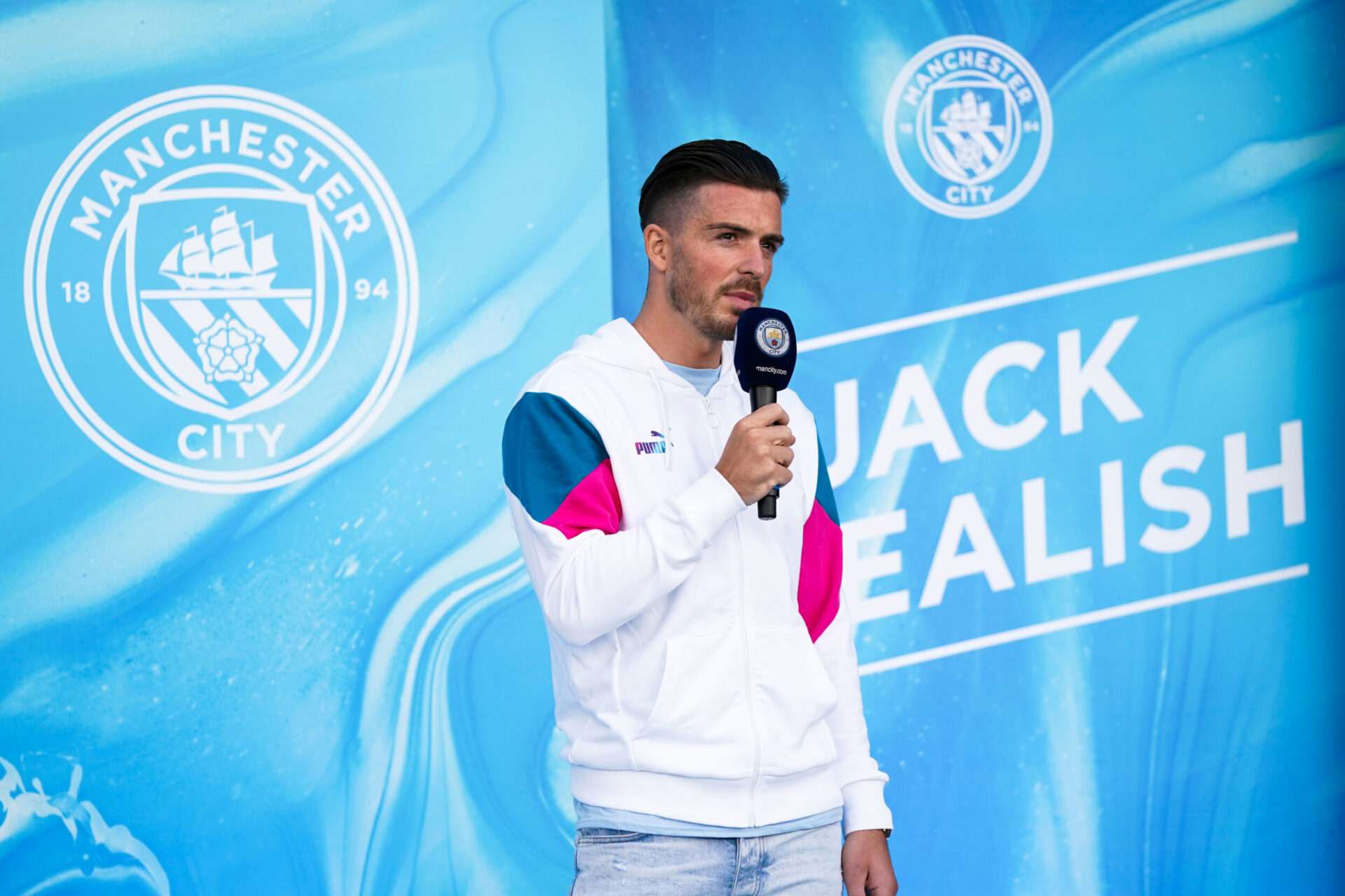Jack Grealish a eu l'occasion de rencontrer les fans de Manchester City (iconsport) Jack Grealish a eu l'occasion de rencontrer les fans de Manchester City (iconsport)