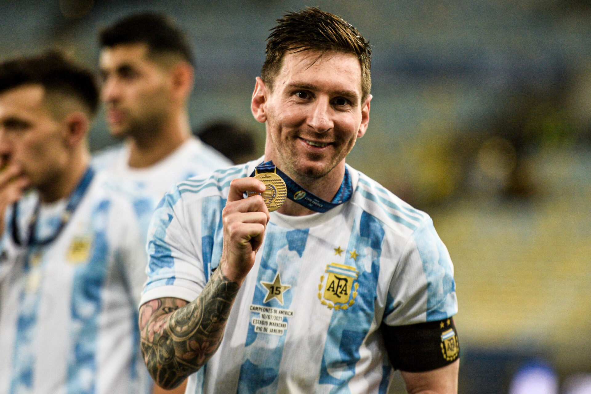 Le PSG travaille tr&egrave;s dur pour s'attacher les services de Leo Messi. Icon Sport