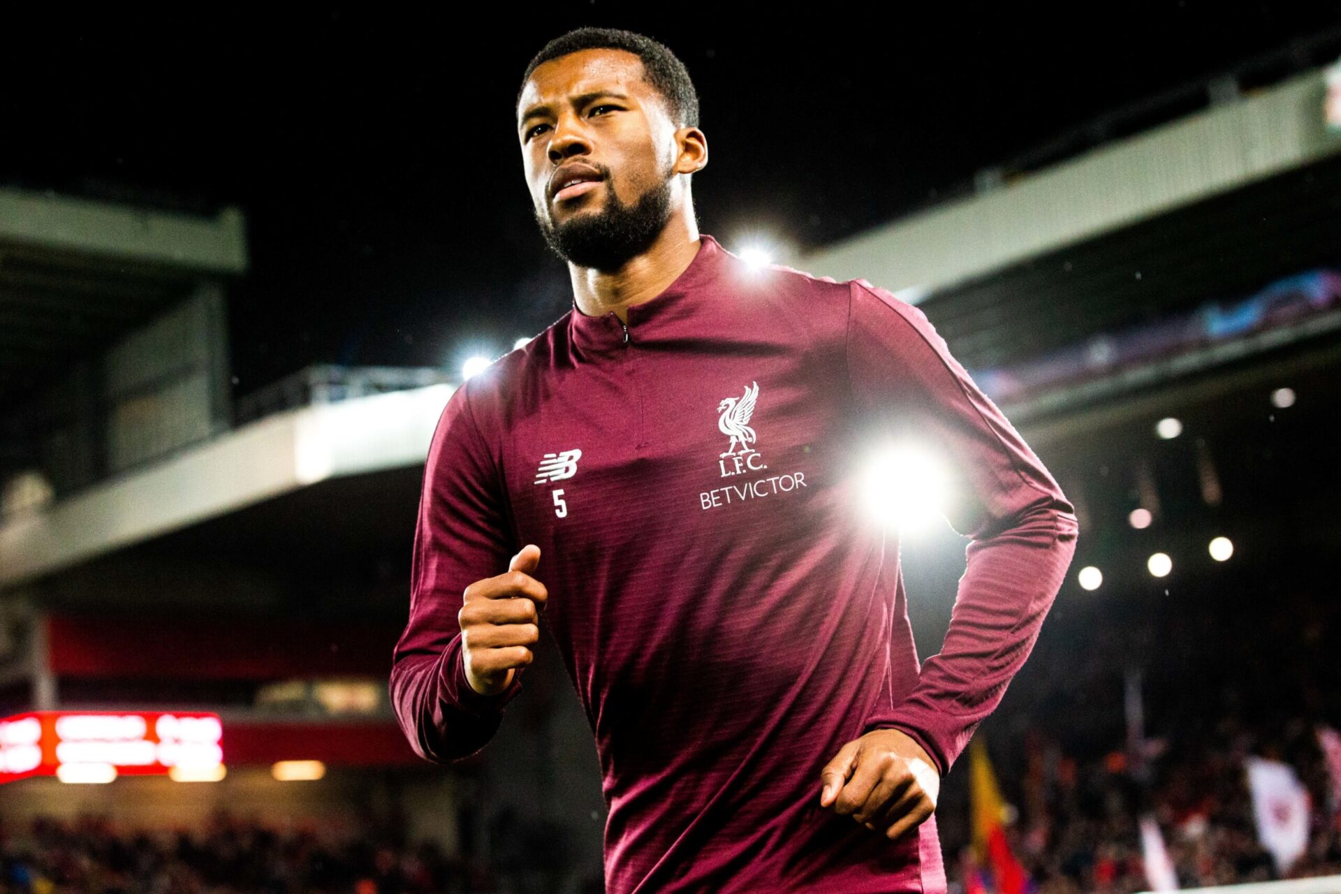 Georginio Wijnaldum portant le maillot du Liverpool FC (Icon Sport)