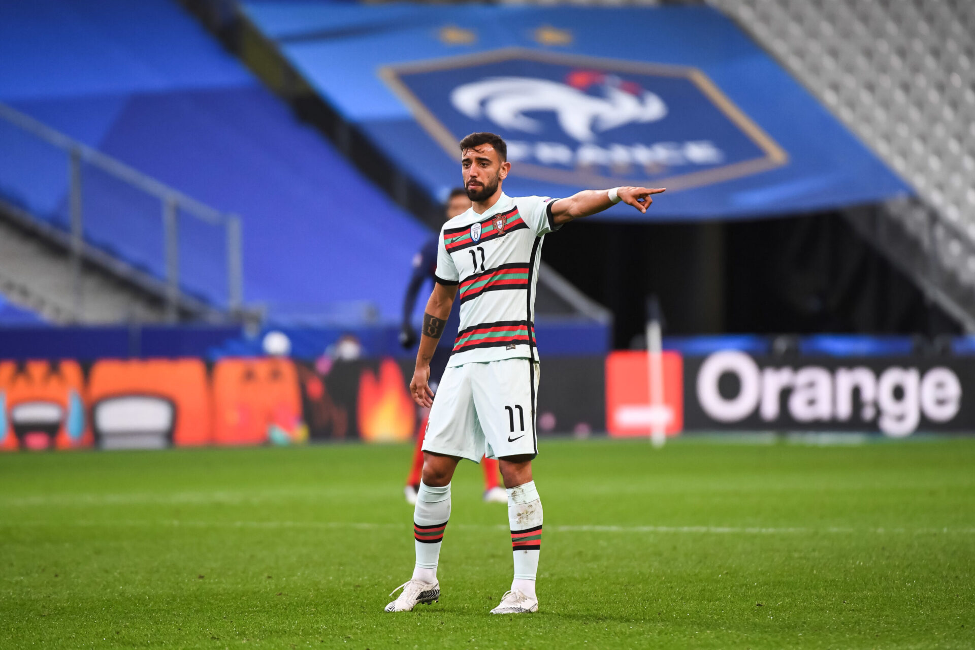 Bruno Fernandes s'investissant pour son pays (Icon Sport)