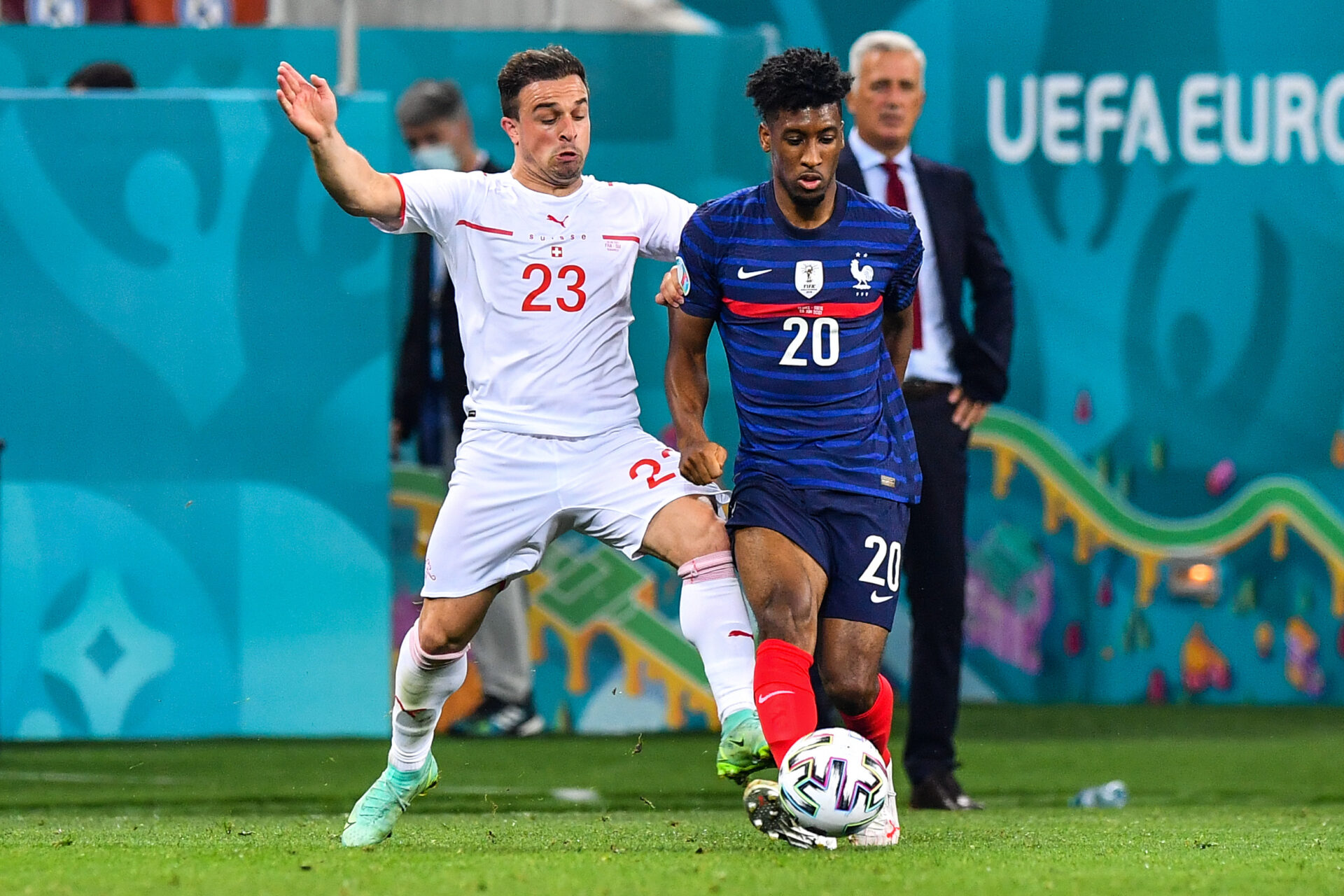 Joueur d'exp&eacute;rience, Xherdan Shaqiri &eacute;tait titulaire face aux Bleus en huiti&egrave;me de finale de l'Euro 2020 (iconsport)