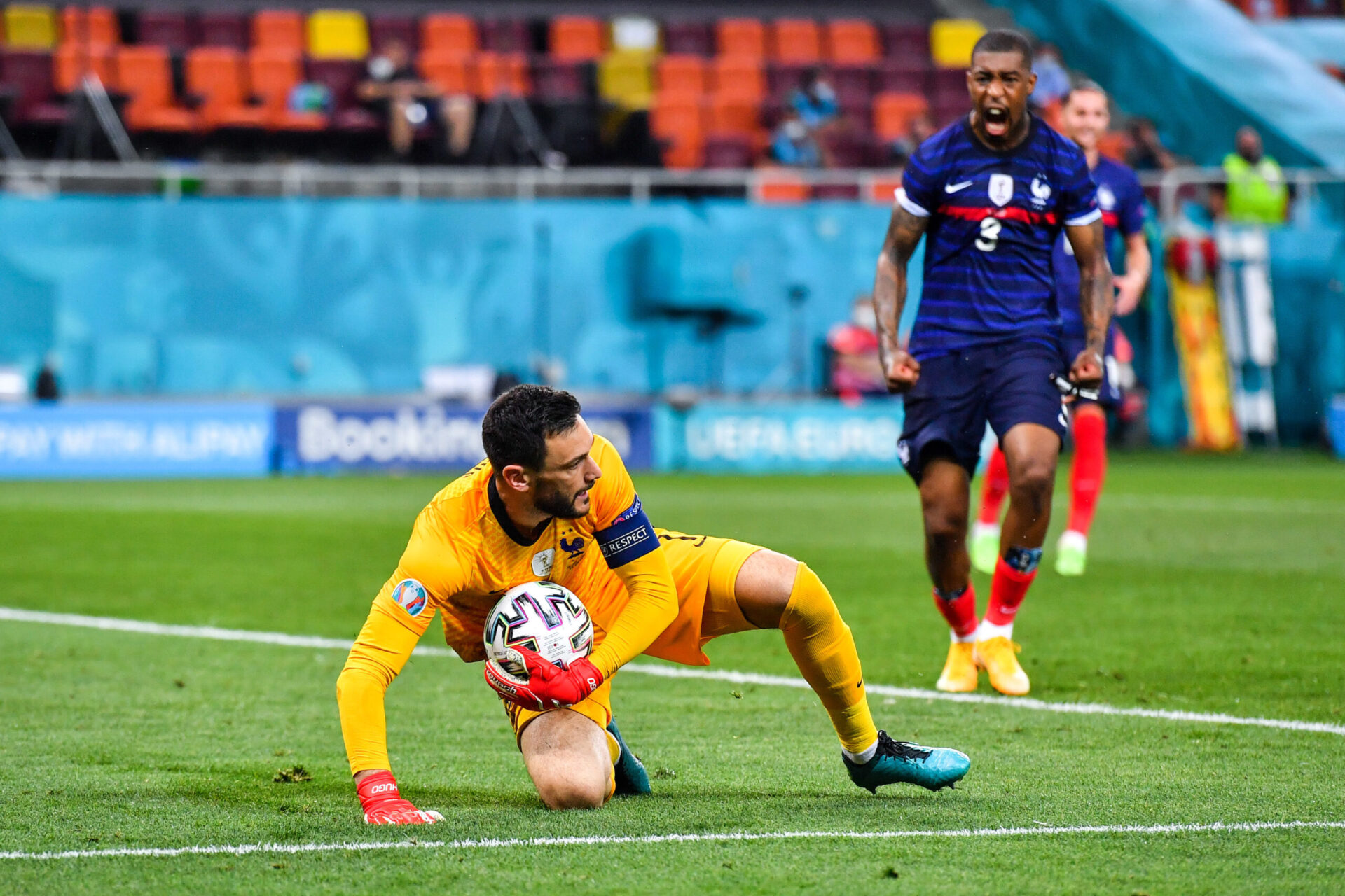 Hugo Lloris sous le maillot tricolore (iconsport)