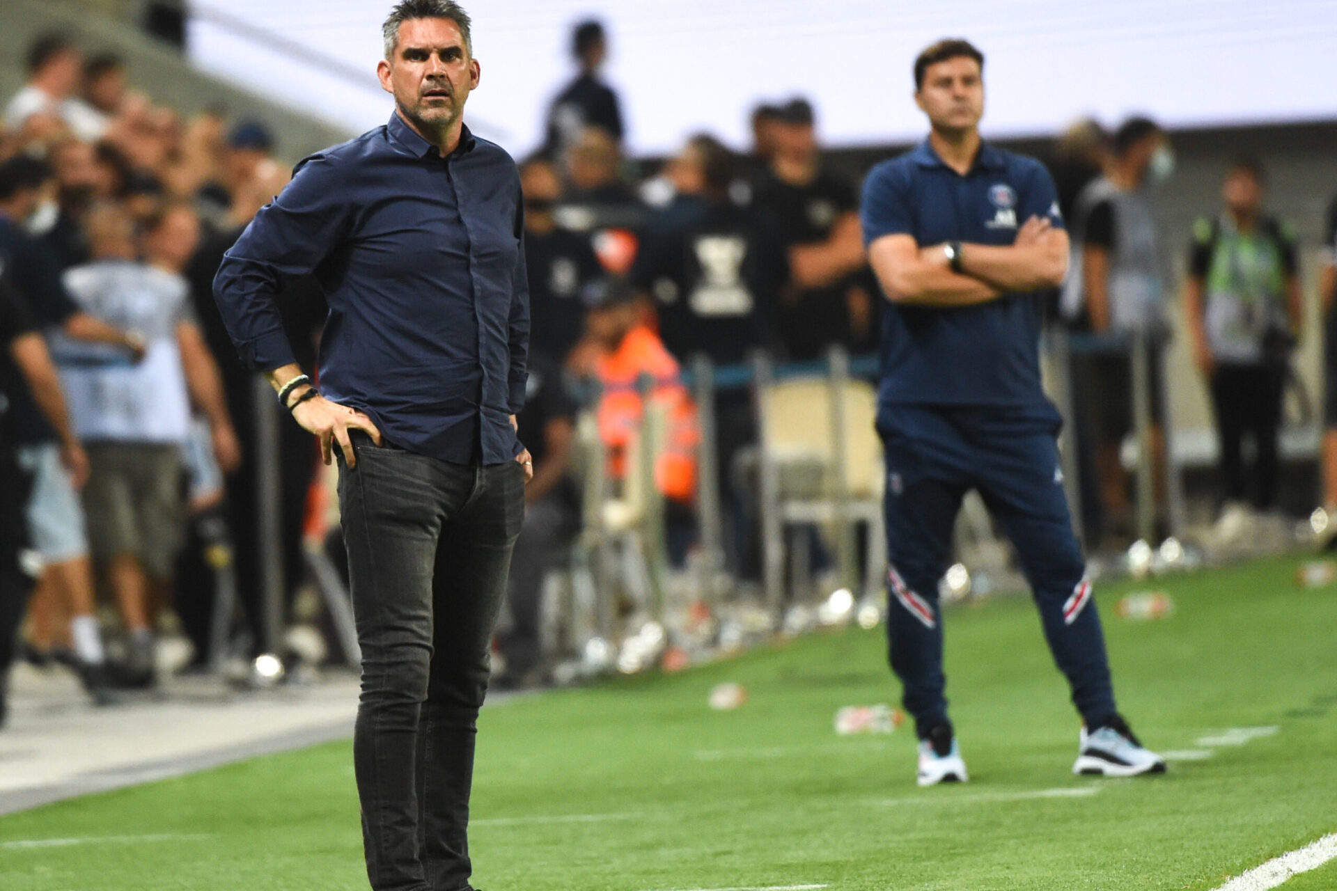 Jocelyn Gourvennec sur le banc lillois (iconsport)