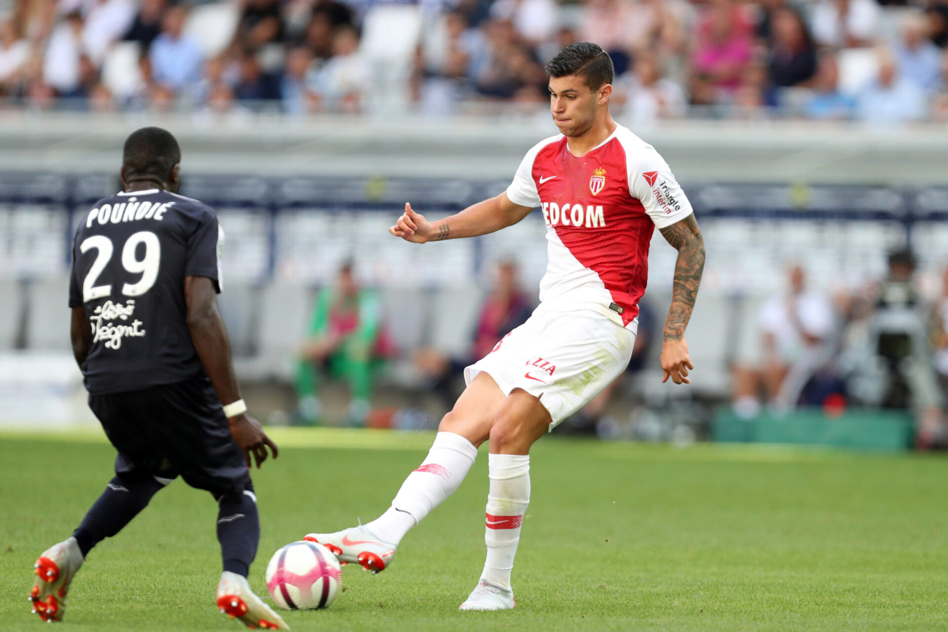 Arriv&eacute; contre 25 millions d'euros en janvier 2017, Pellegri n'aura port&eacute; qu'&agrave; 23 reprises le maillot de Monaco (iconsport)