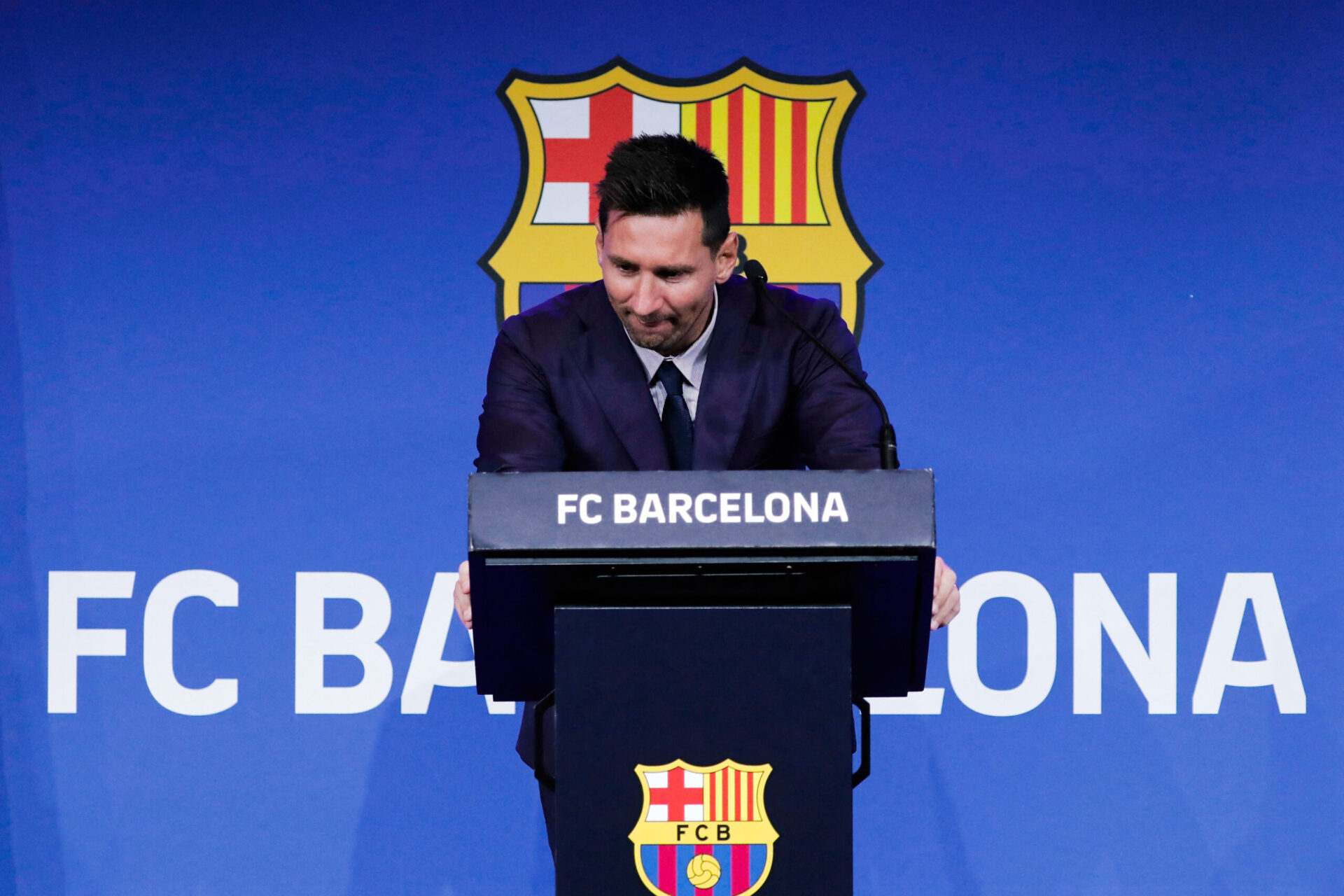 Au cours de sa conf&eacute;rence de presse, Joan Laporta a point&eacute; du doigt les erreurs de gestions de son pr&eacute;d&eacute;cesseur Josep Maria Bartomeu (iconsport)