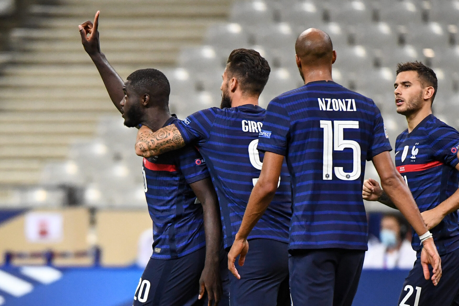 Buteur pour sa deuxi&egrave;me s&eacute;lection, Dayot Upamecano ne parvient pas &agrave; encha&icirc;ner depuis en &eacute;quipe de France (iconsport)