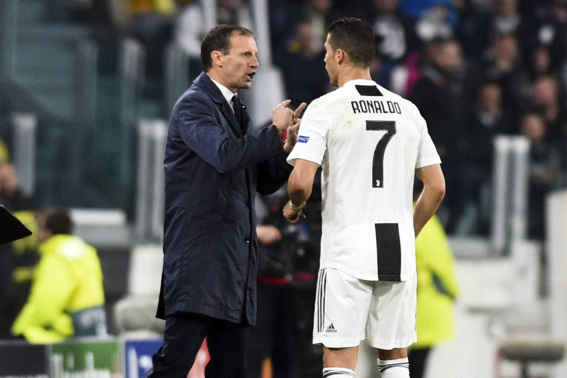 Massimiliano Allegri a assur&eacute; que Cristiano Ronaldo allait rester &agrave; la Juventus cette saison. Icon Sport