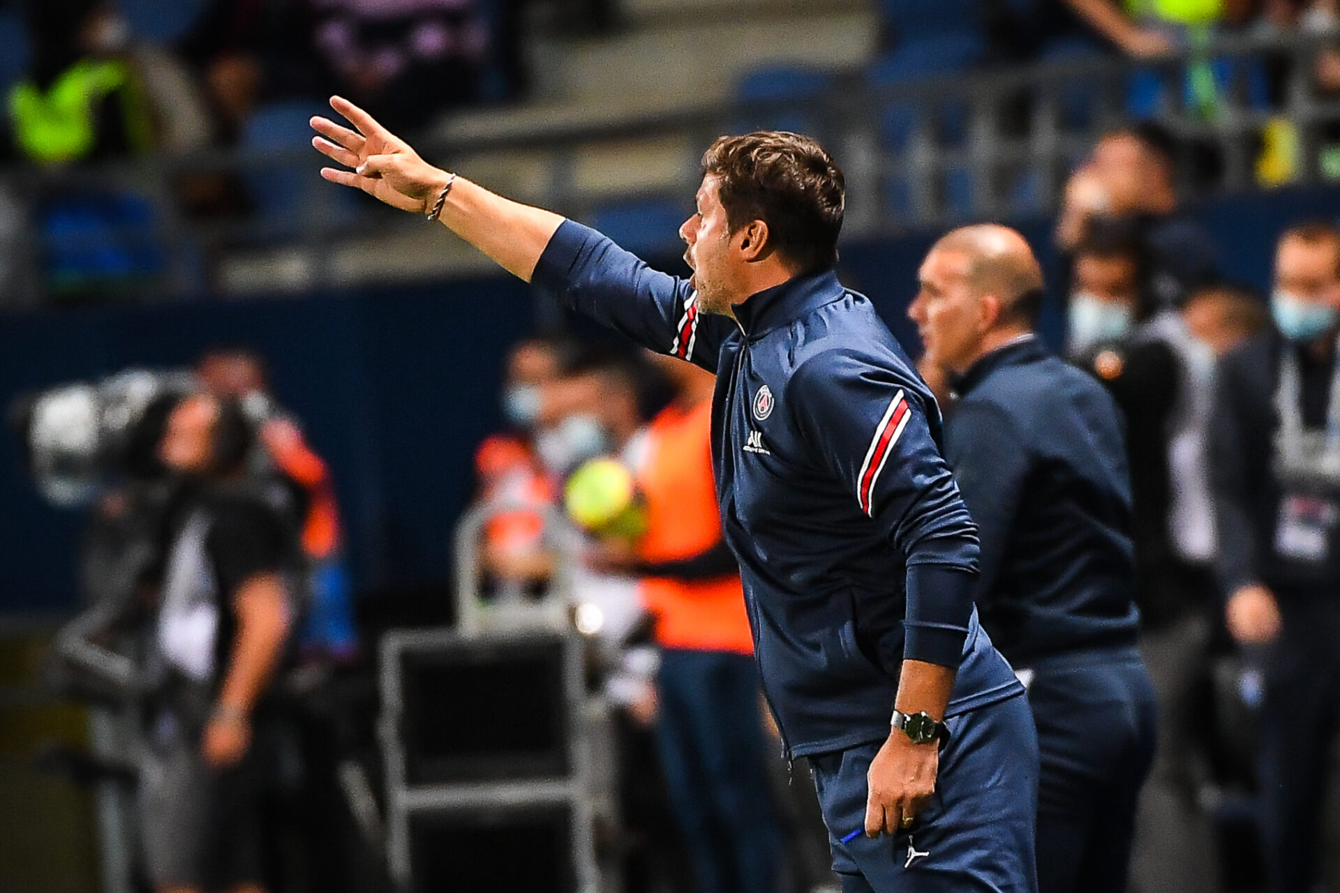 Mauricio Pochettino sur le banc parisien (iconsport)