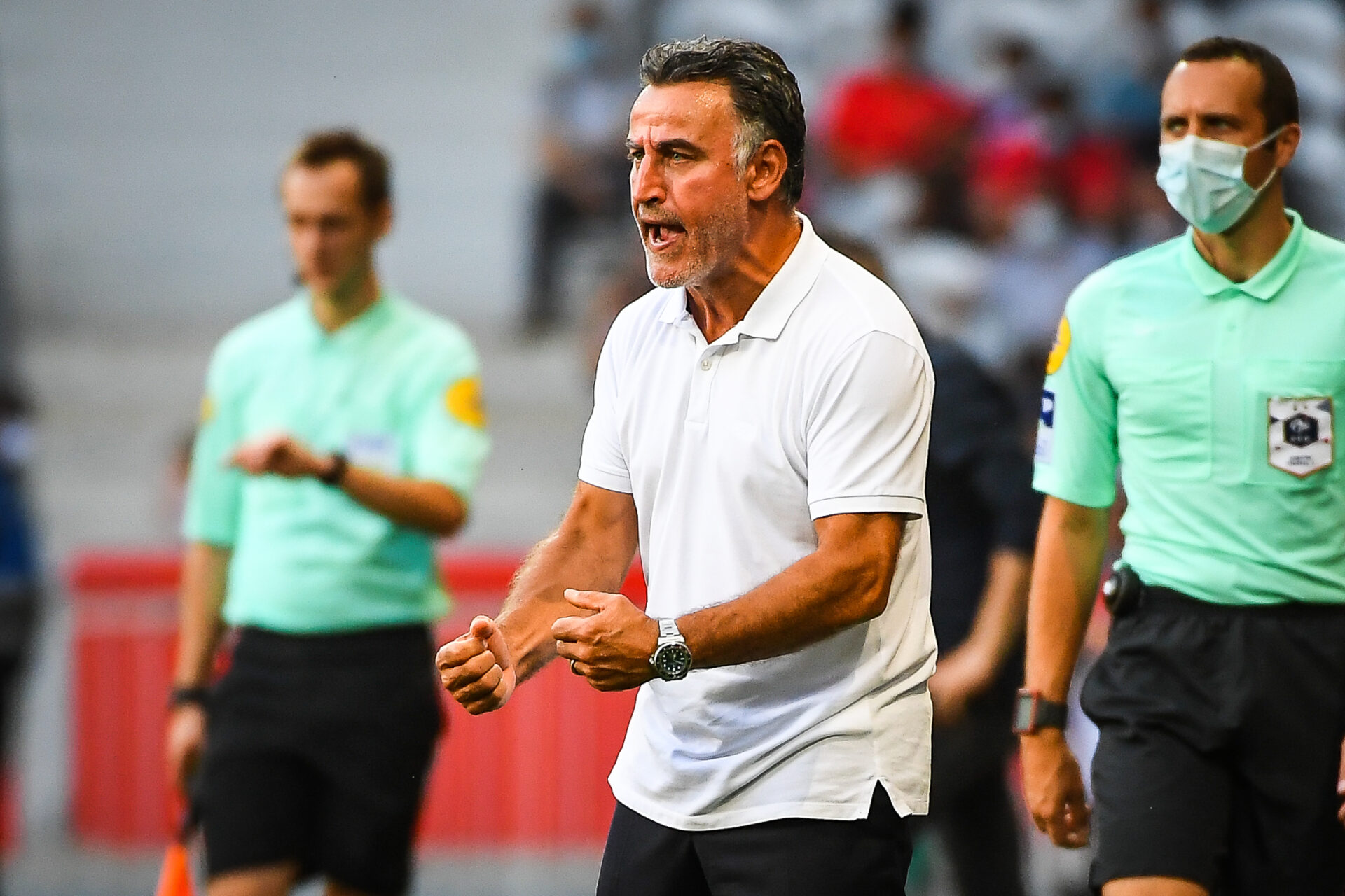 Face aux accusations &agrave; son encontre, Christophe Galtier a tenu &agrave; s'expliquer lors d'une conf&eacute;rence de presse (IconSport)