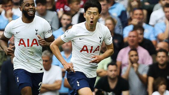 Grâce à un but de Son, Tottenham a terrassé le champion en titre Manchester City (1-0), lors de la première journée de Premier League. Icon Sport