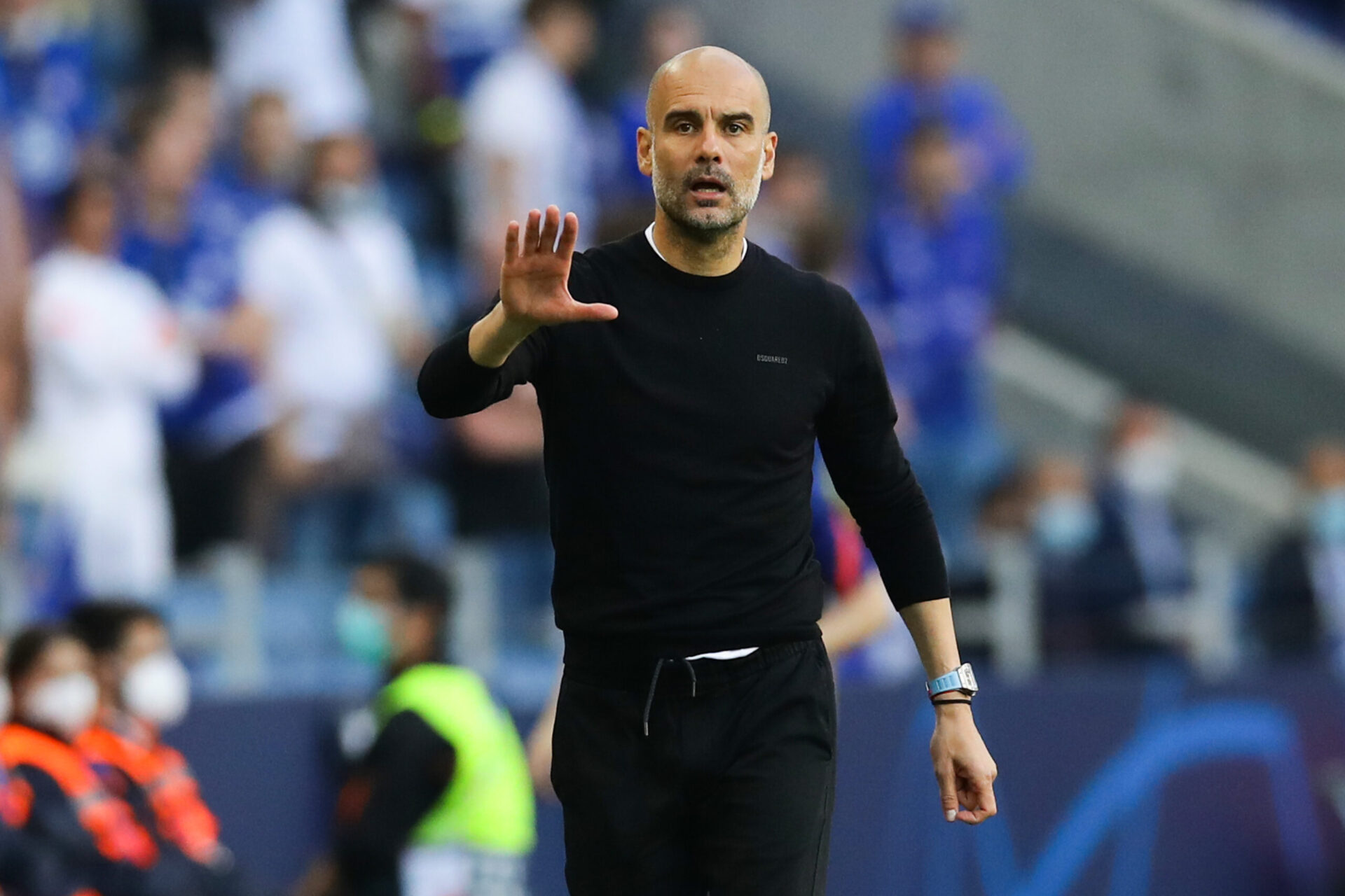 Pep Guardiola soutenant Manchester City (Icon Sport)
