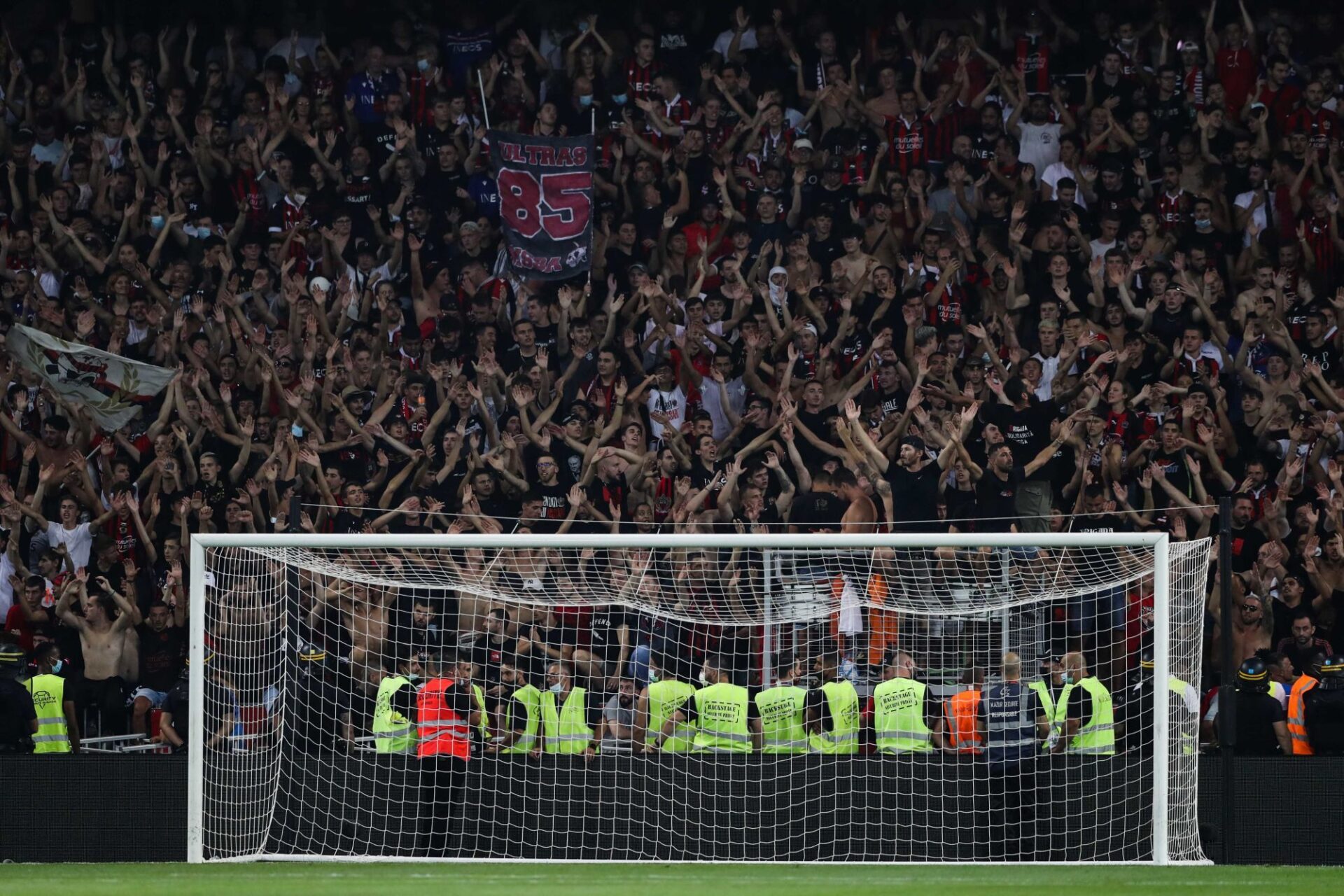 Le stade de Nice sera vide de ses supporters lors de la prochaine rencontre des Aiglons &agrave; domicile en Ligue 1, dimanche 28 ao&ucirc;t contre Bordeaux. Icon Sport