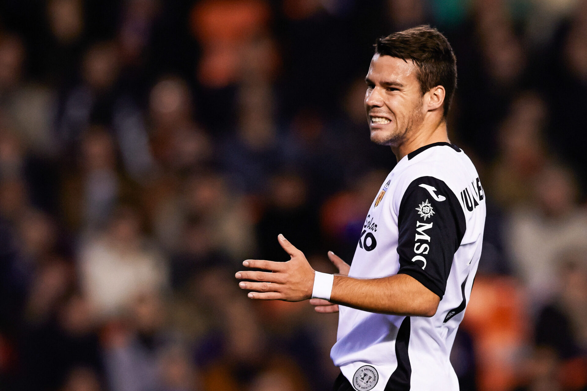 Juan Bernat portant le maillot de Valence (Icon Sport)