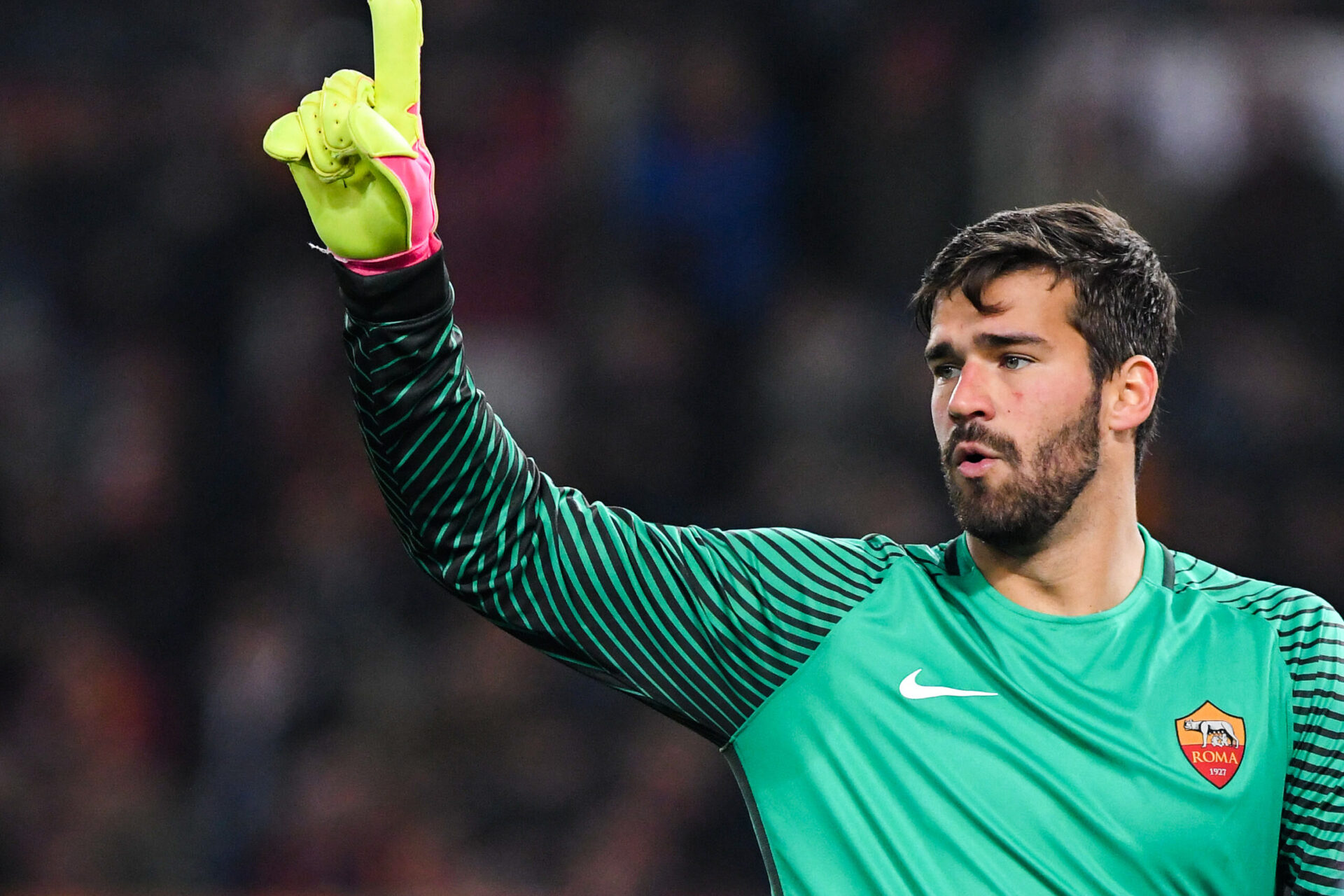 Alisson Becker jouant avec le club de l'AS Roma (Icon Sport)