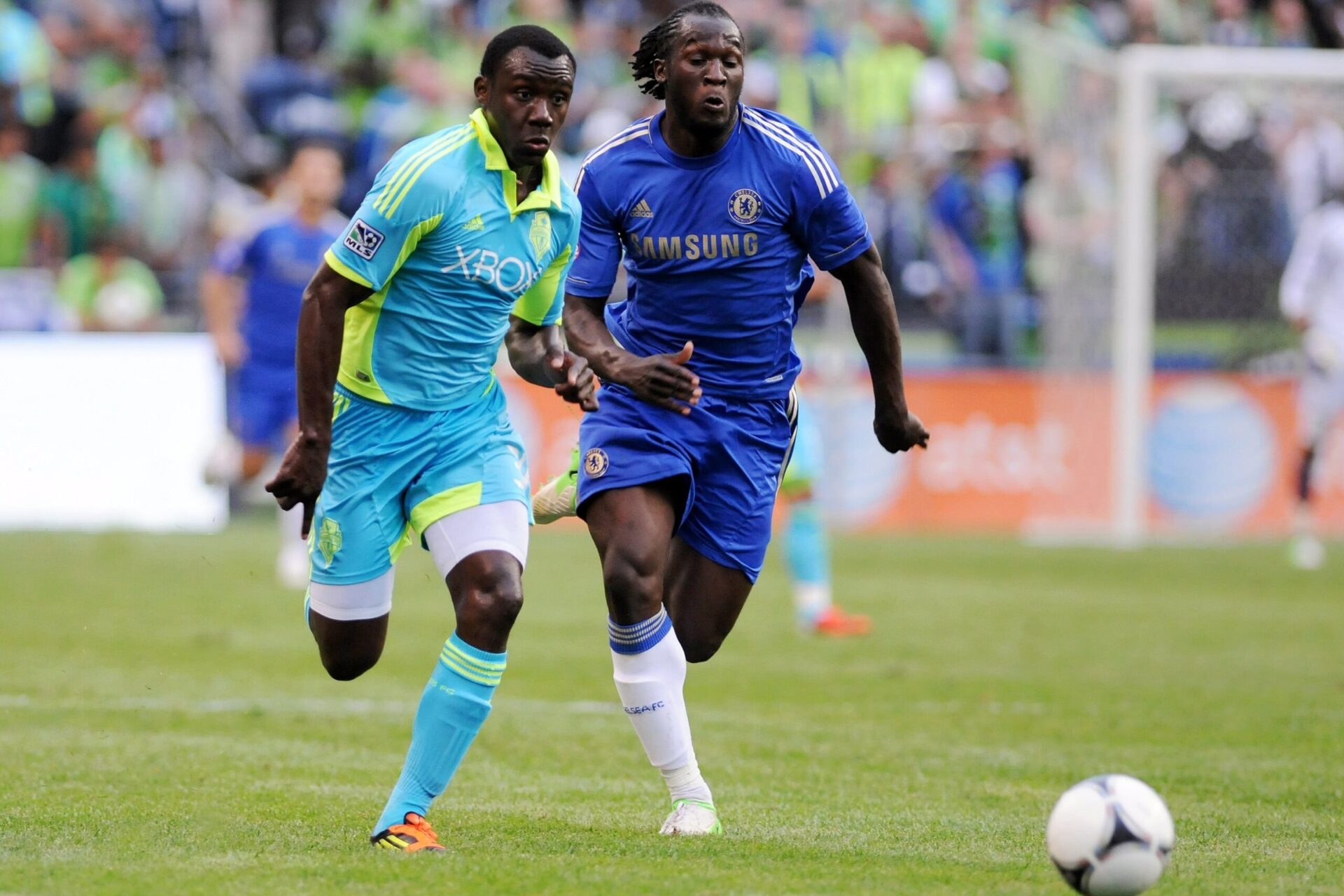 8 ans après son départ de Chelsea, Romelu Lukaku retrouvera-t-il Londres cet été ? (iconsport)