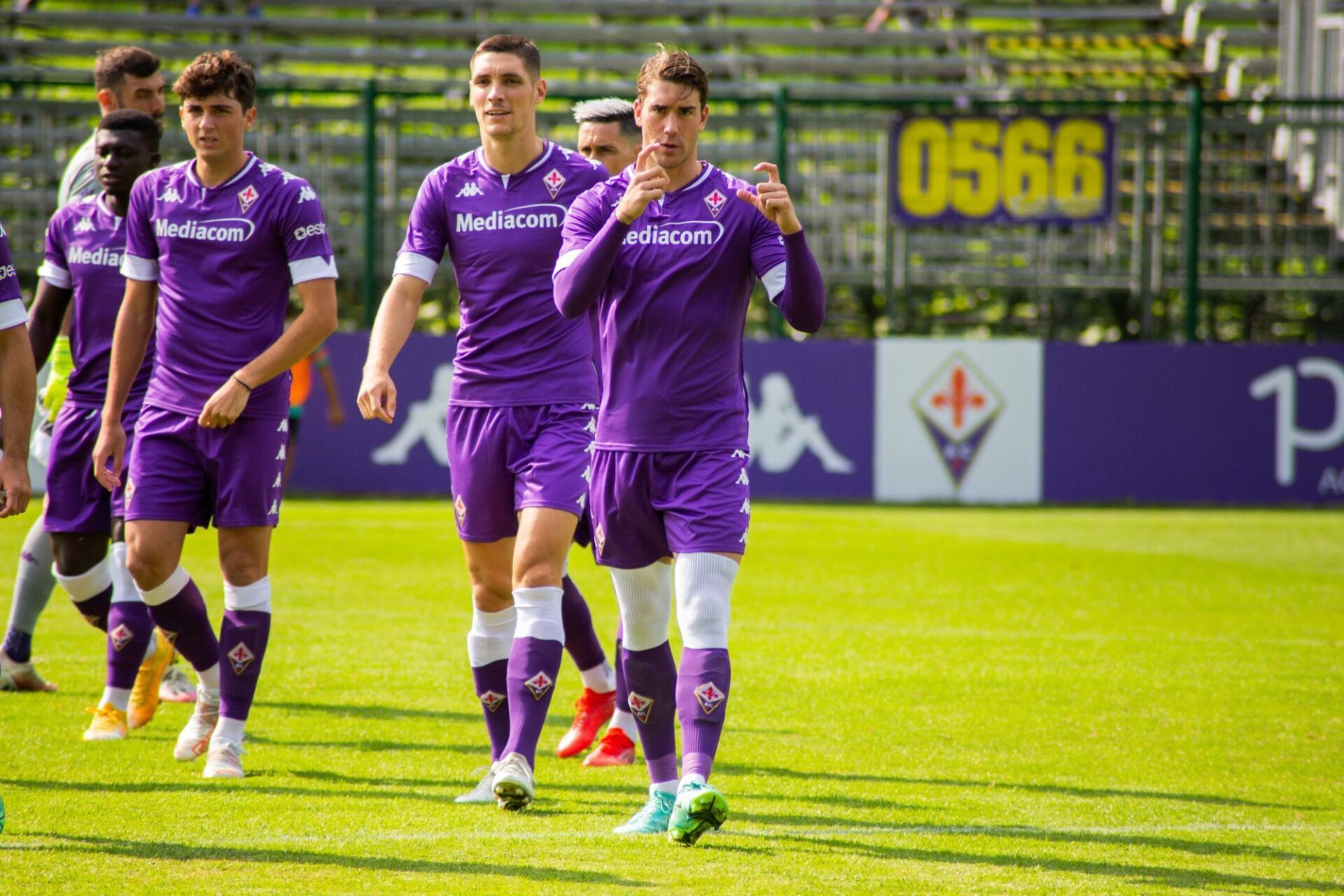  Du&scaron;an Vlahović est quasiment assur&eacute; de quitter la Fiorentina dans les prochaines semaines... Icon Sport