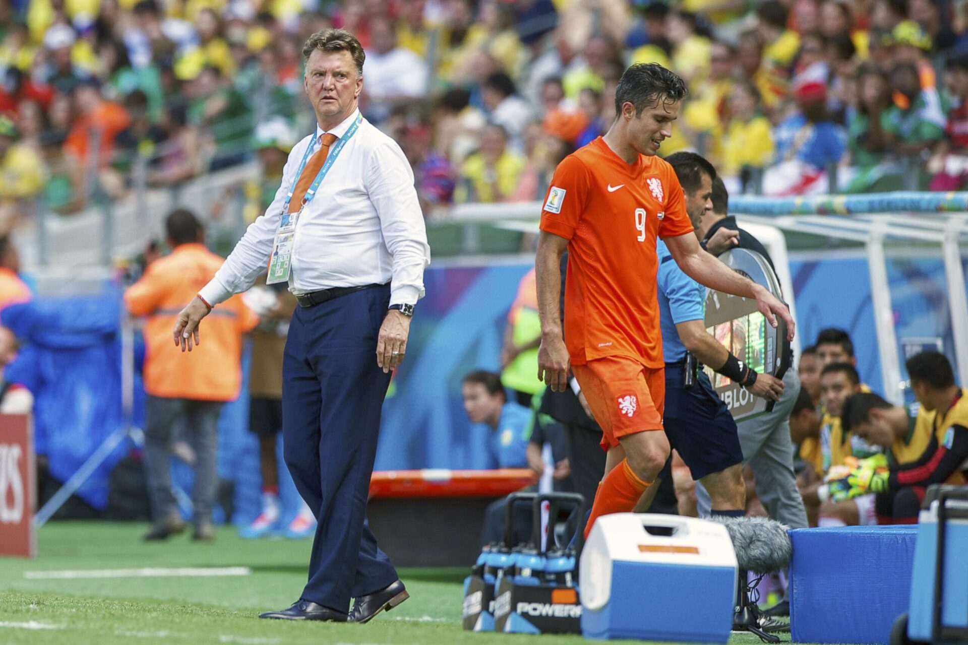 En 2014, Louis Van Gaal avait conduit les Pays-Bas en demi-finale de la Coupe du monde au Br&eacute;sil. La derni&egrave;re grande performance de la s&eacute;lection (iconsport)