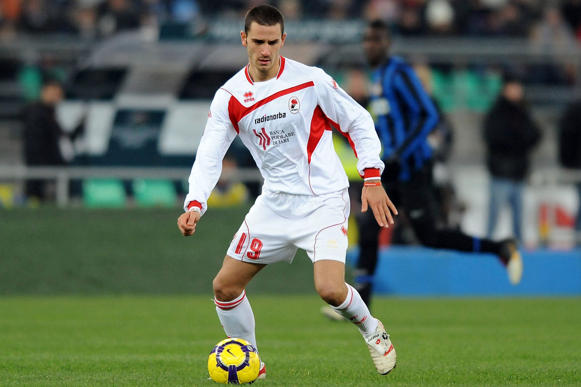 Leonardo Bonucci débutant sa carrière de footballeur professionnel avec l'Inter Milan (Icon Sport)