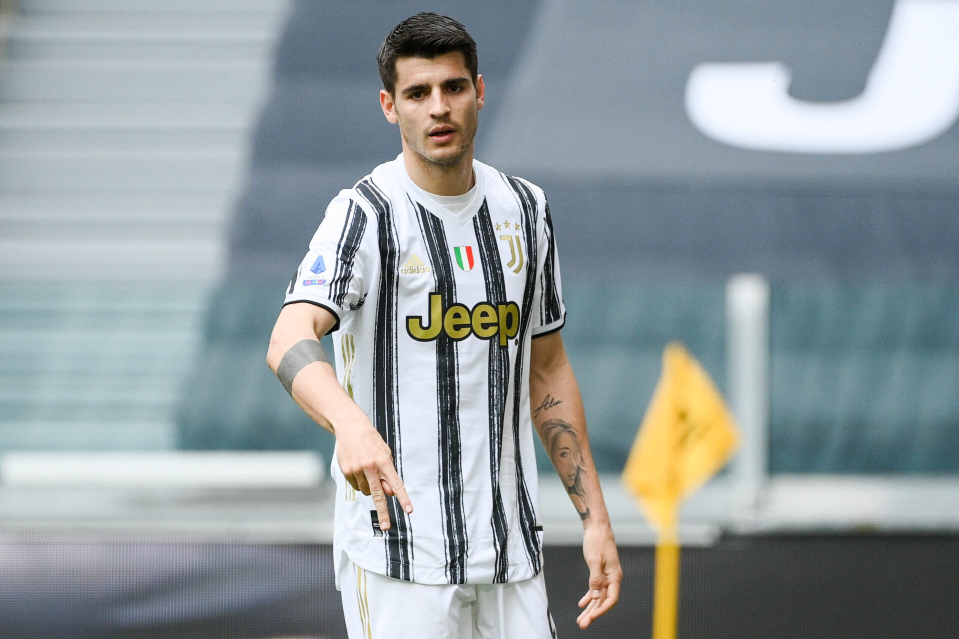 Alvaro Morata jouant avec les Turinois (Icon Sport)