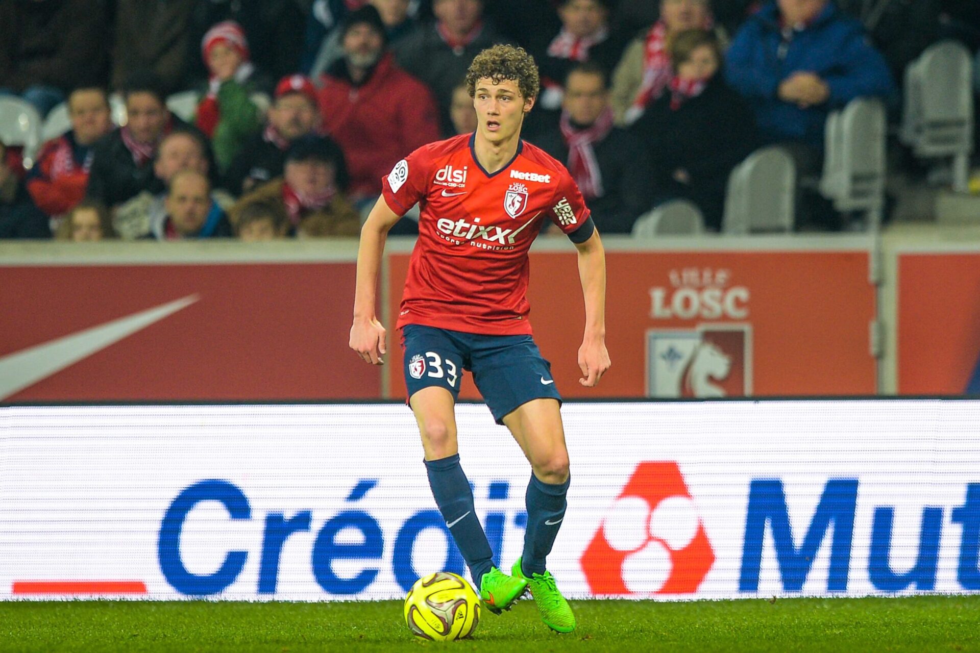 Benjamin Pavard commen&ccedil;ant sa carri&egrave;re avec les Lillois (Icon Sport)