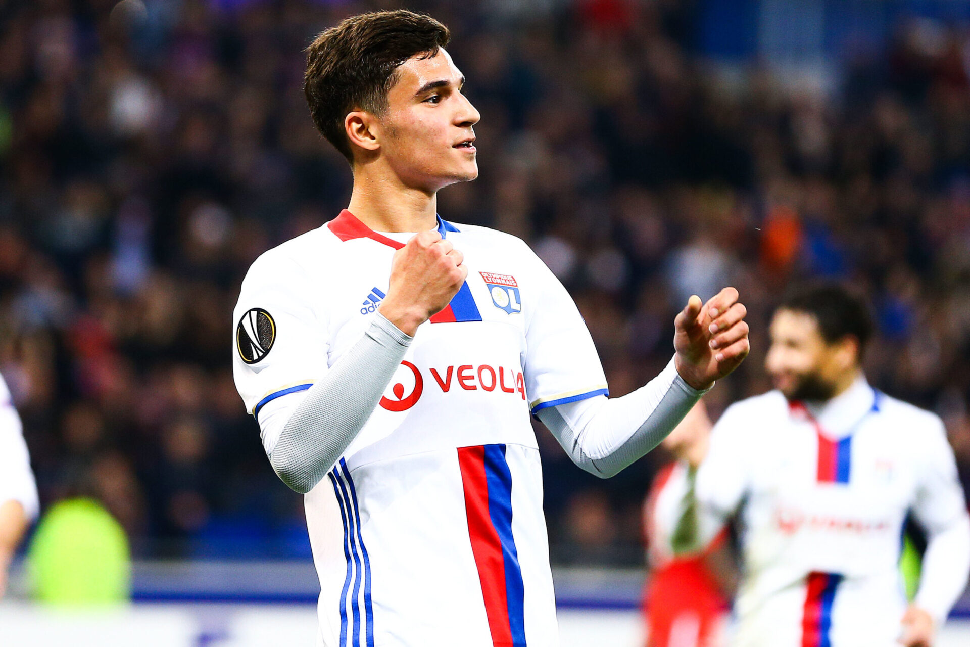 Les débuts d'Houssem Aouar avec l'équipe lyonnaise (Icon Sport) Les débuts d'Houssem Aouar avec l'équipe lyonnaise (Icon Sport)