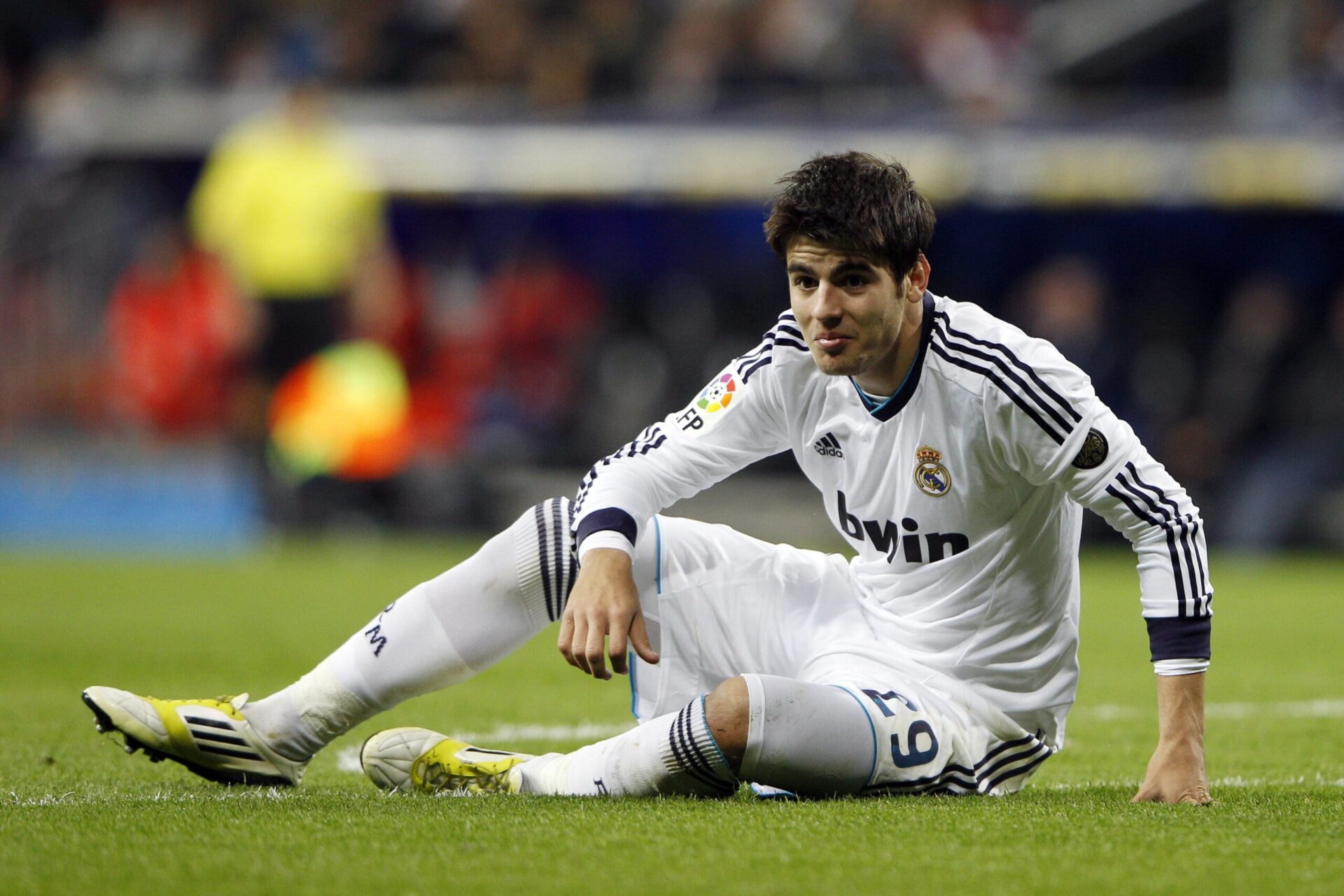 Alvaro Morata débutant sa carrière de footballeur professionnel avec le Real Madrid (Icon Sport)