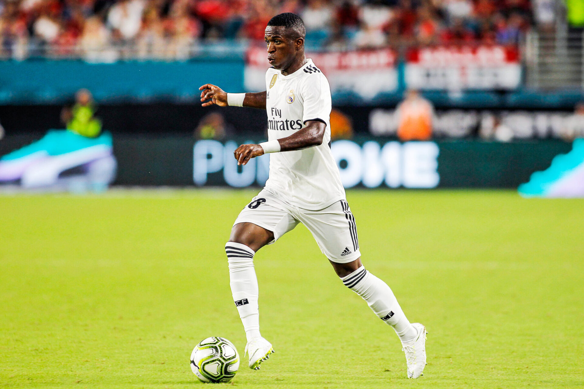 Vinicius Junior commen&ccedil;ant &agrave; jouer avec les Madril&egrave;nes en 2018 (Icon Sport)
