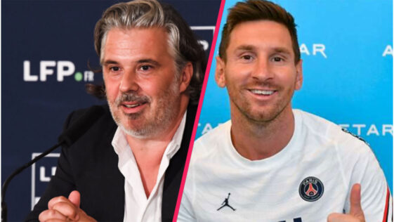 Vincent Labrune s'est réjoui de la signature de Lionel Messi au PSG (iconsport)
