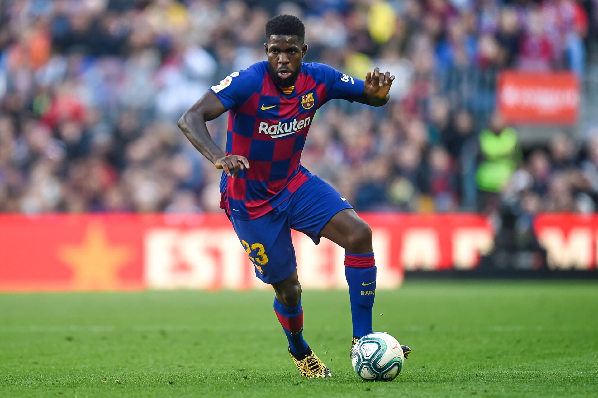 Samuel Umtiti portant le maillot du Barça (Icon Sport)