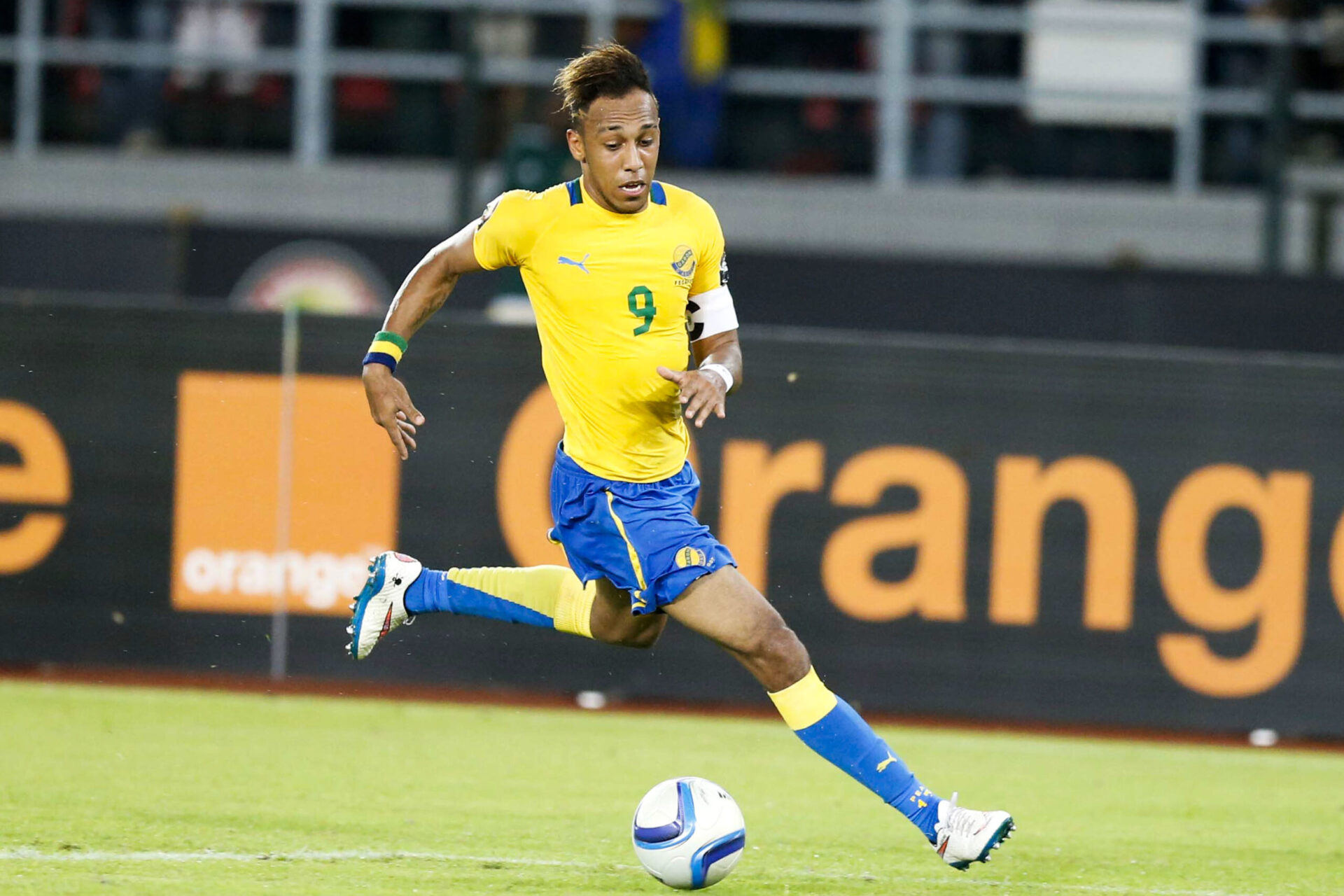 Pierre-Emerick Aubameyang portant honneur à son pays, le Gabon (Icon Sport)