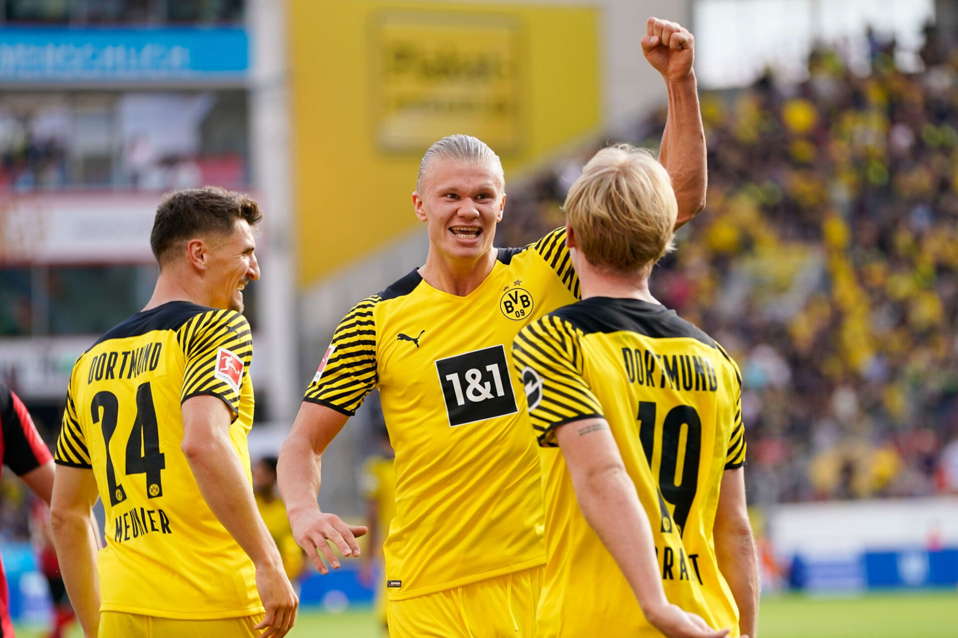 Erling Haaland a déjà marqué 5 buts en 4 journées de Bundesliga. Icon SPort